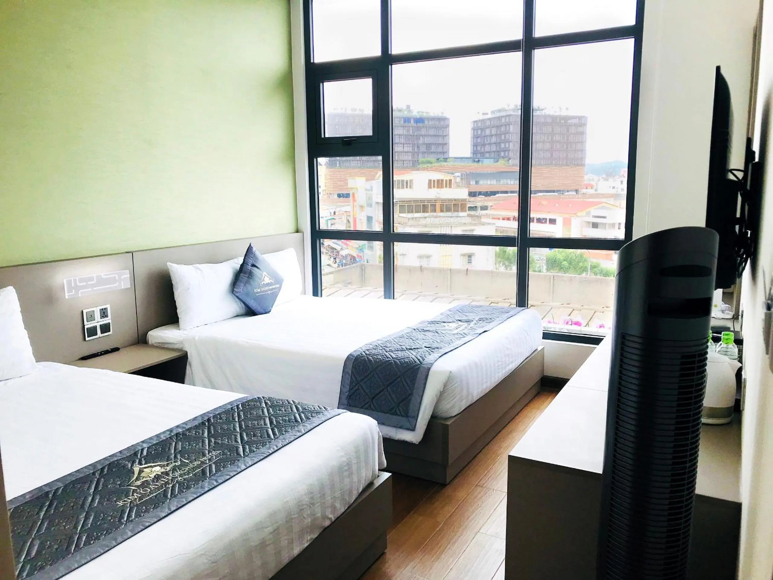 Bed in Kim Oanh Orchids Hotel