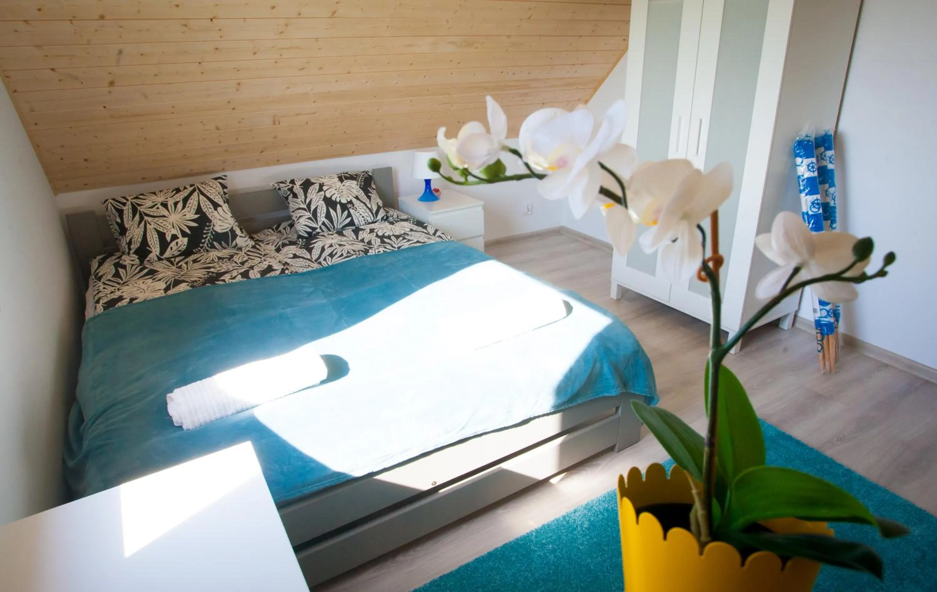 Bed in Domki Reston
