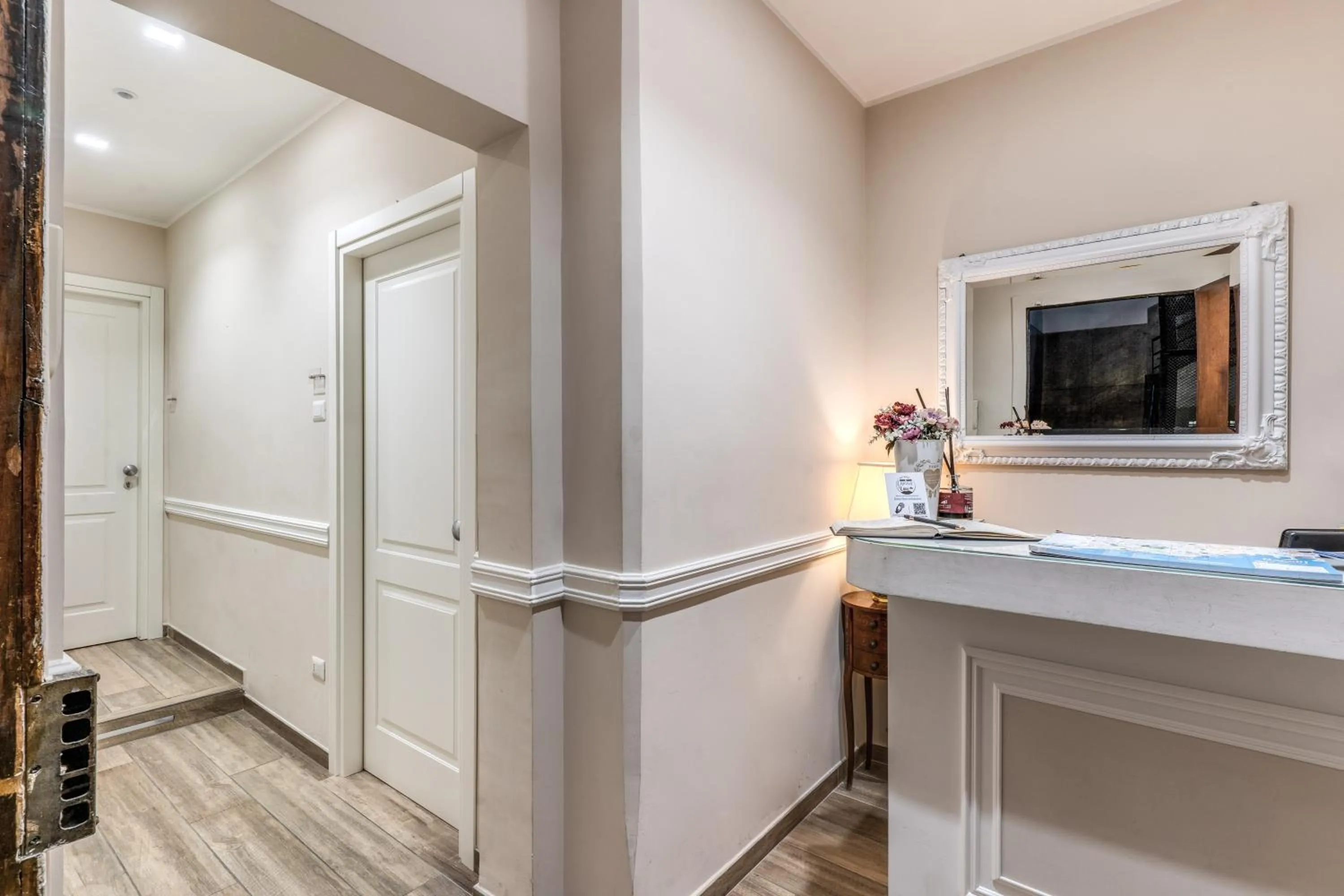 Lobby or reception in Camera e Caffé DeLuxe