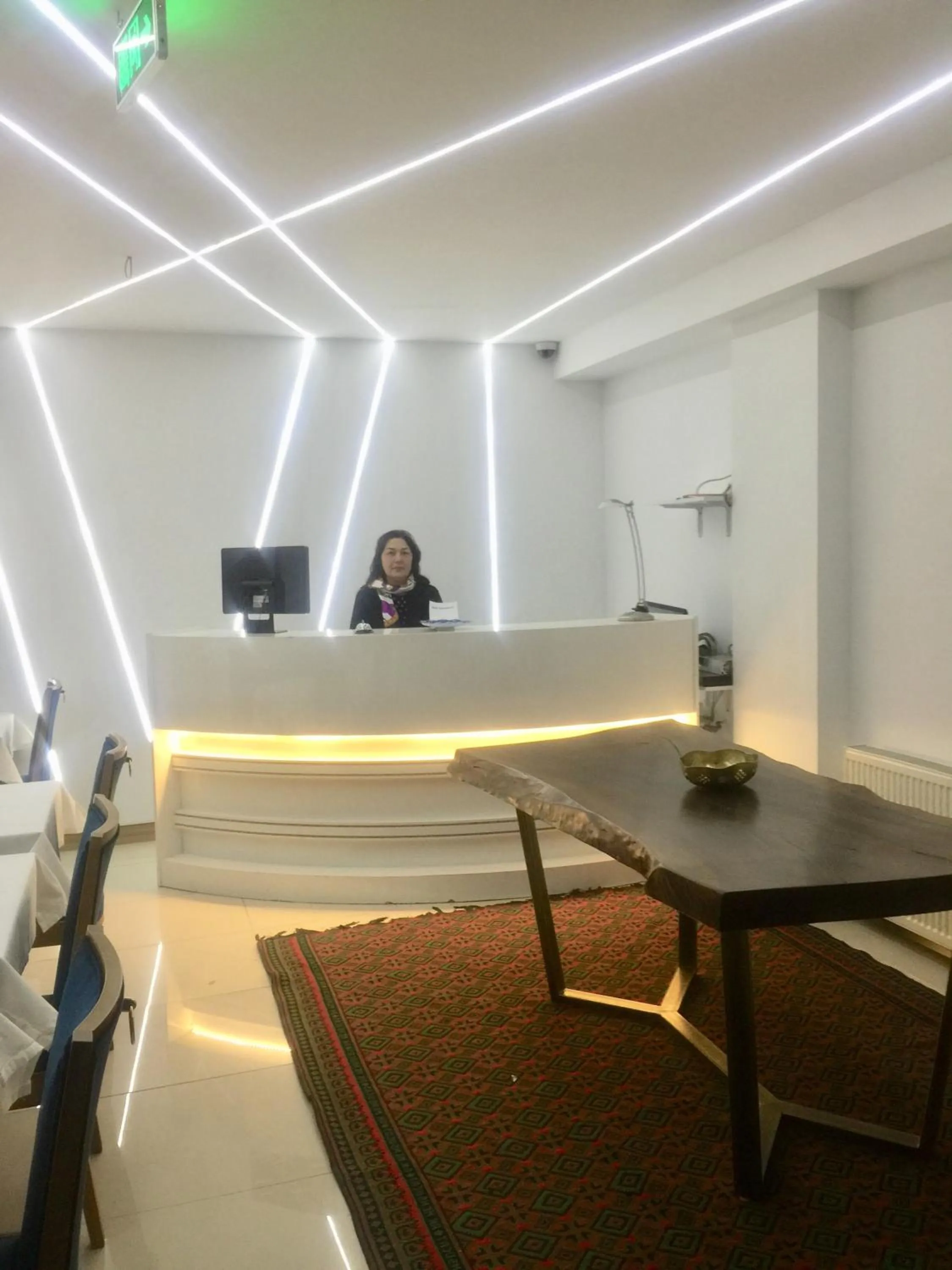 Lobby or reception in lily airport otel