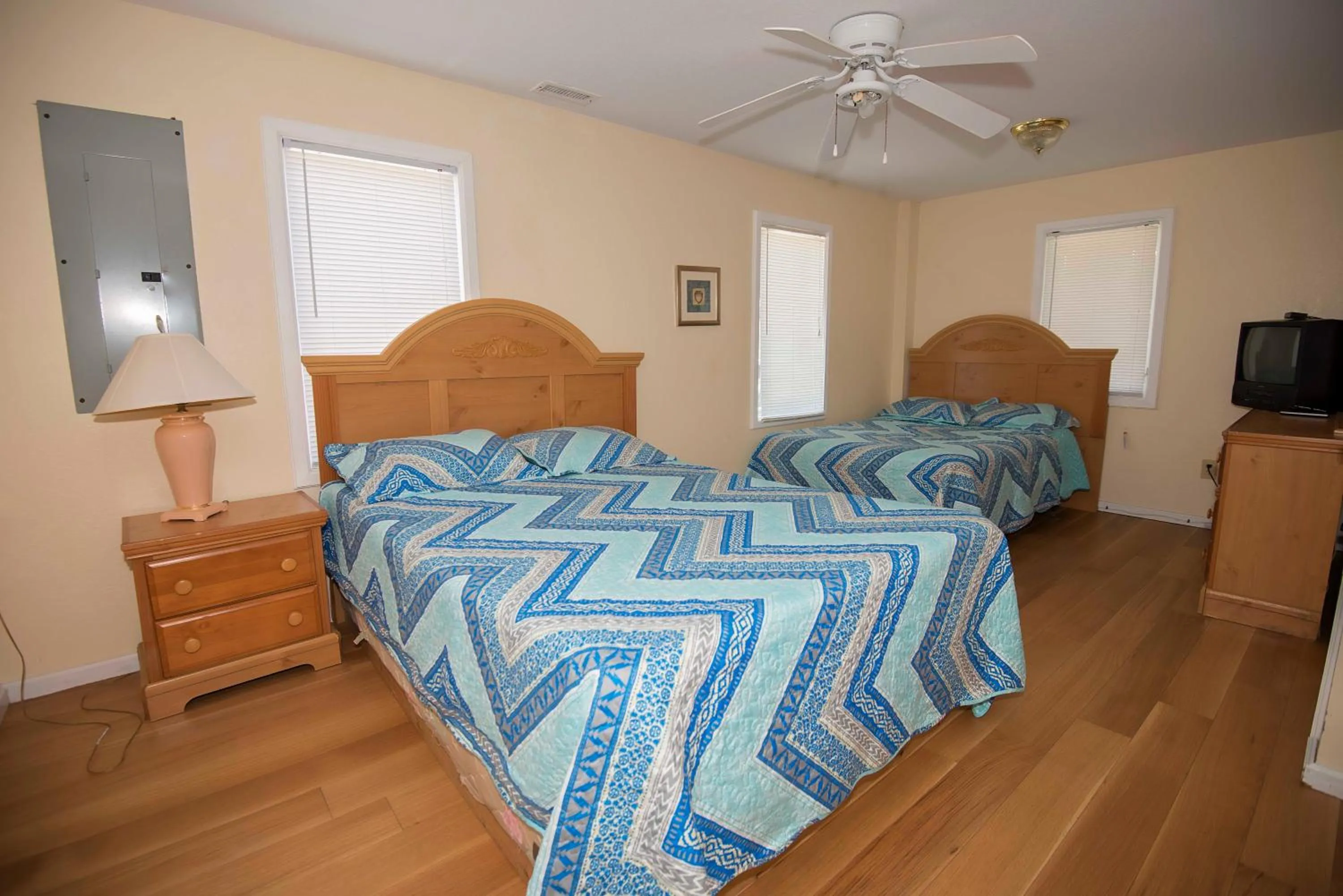 Bed in Avon Cottages