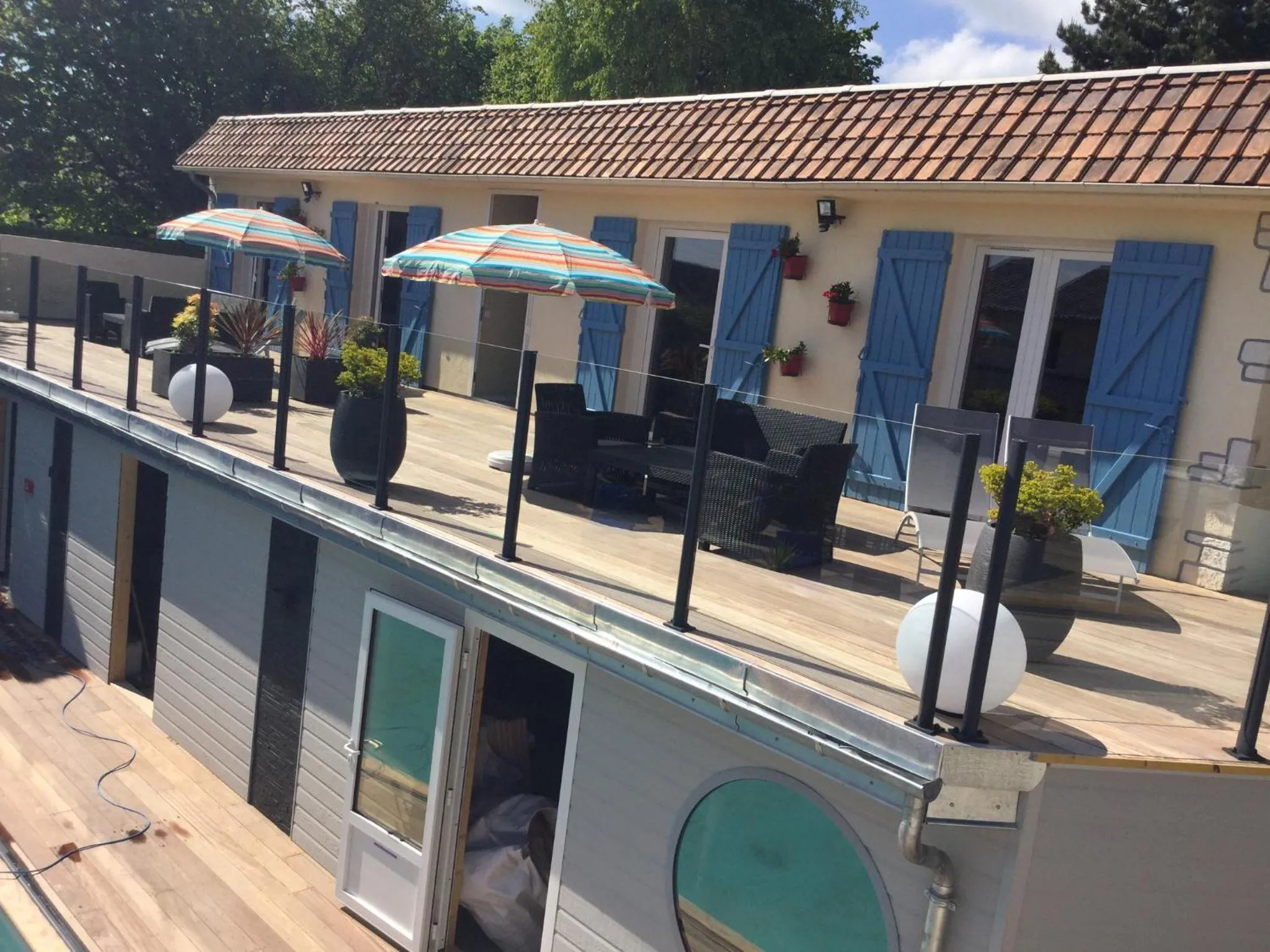 Pool view in Hotel la piscine