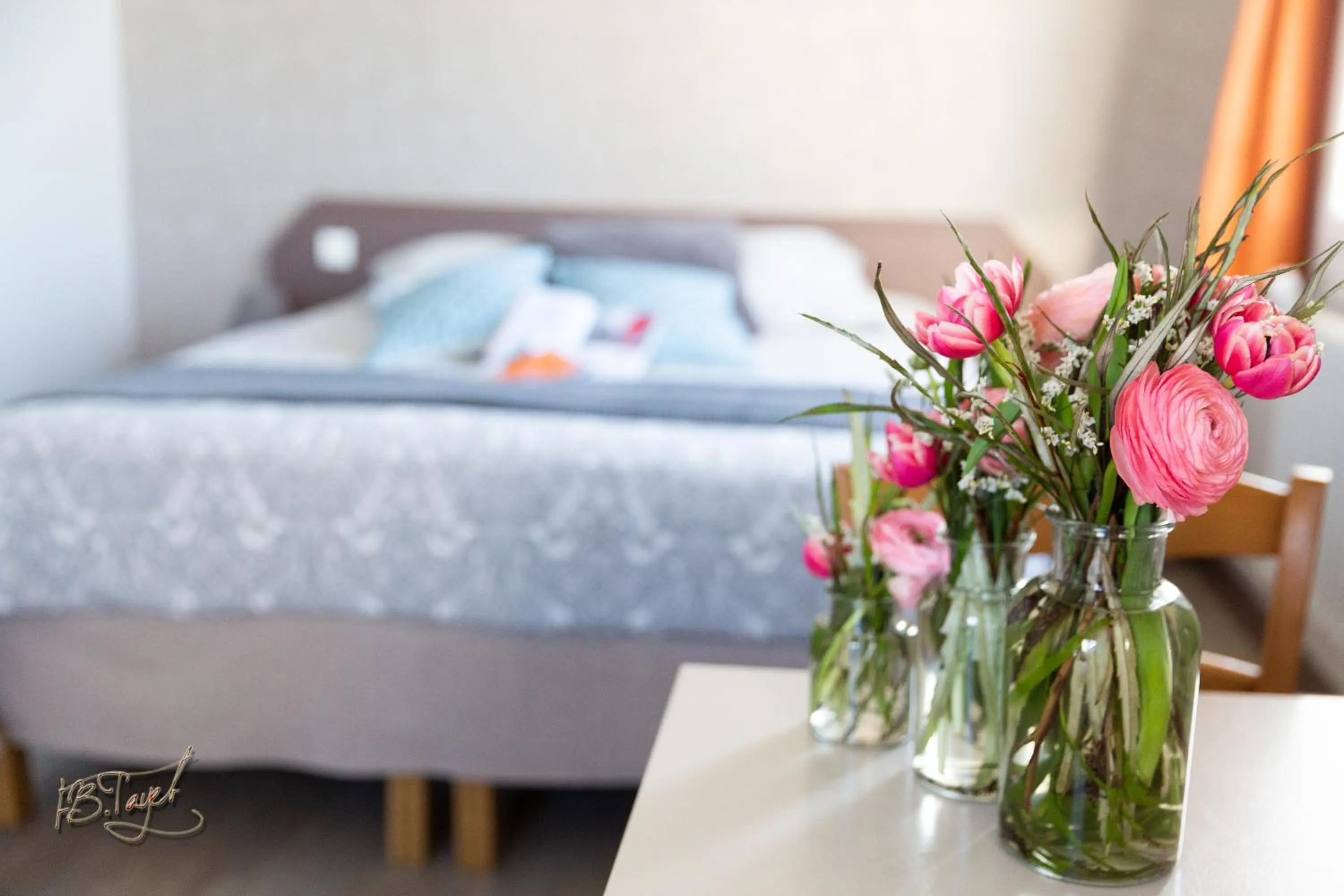 Bed in Hotel la piscine