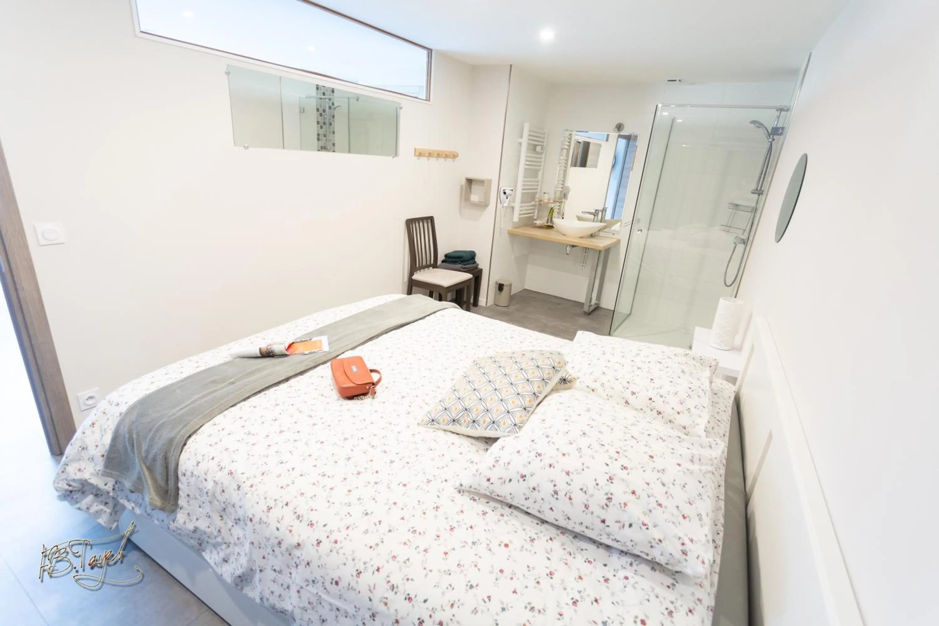 Bed in Hotel la piscine