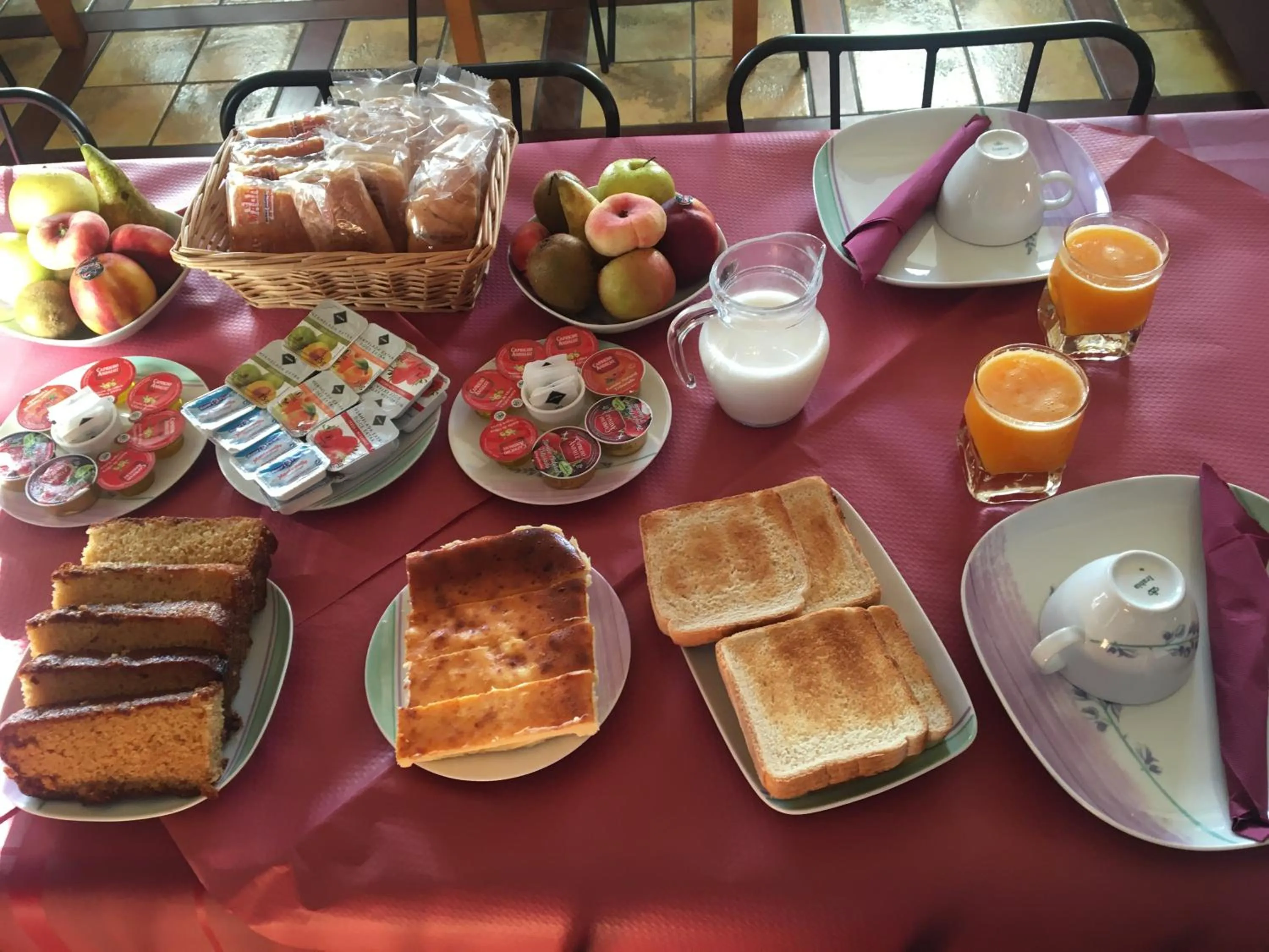Breakfast in Posada El Nozal