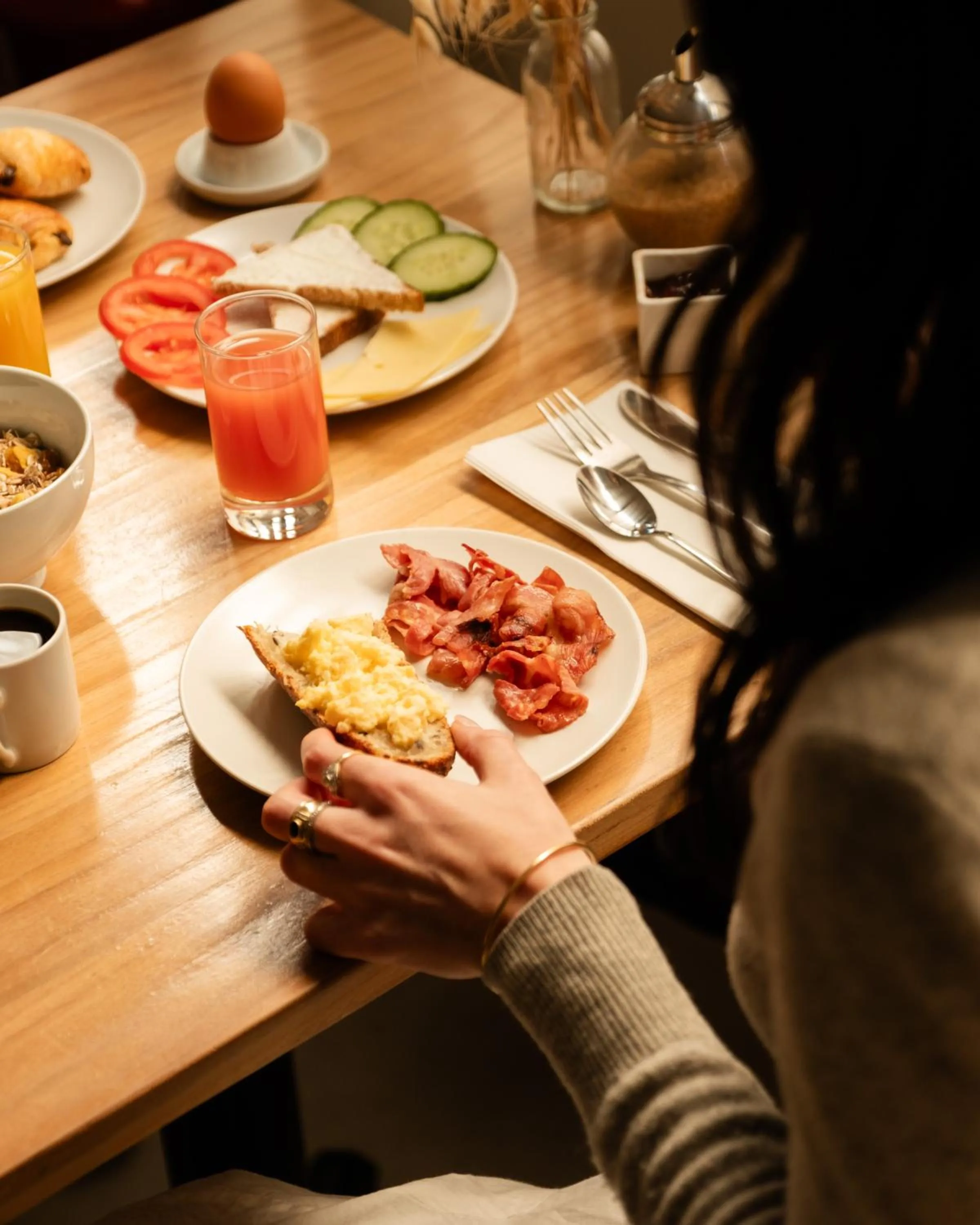 Breakfast in 9Hotel Bastille-Lyon