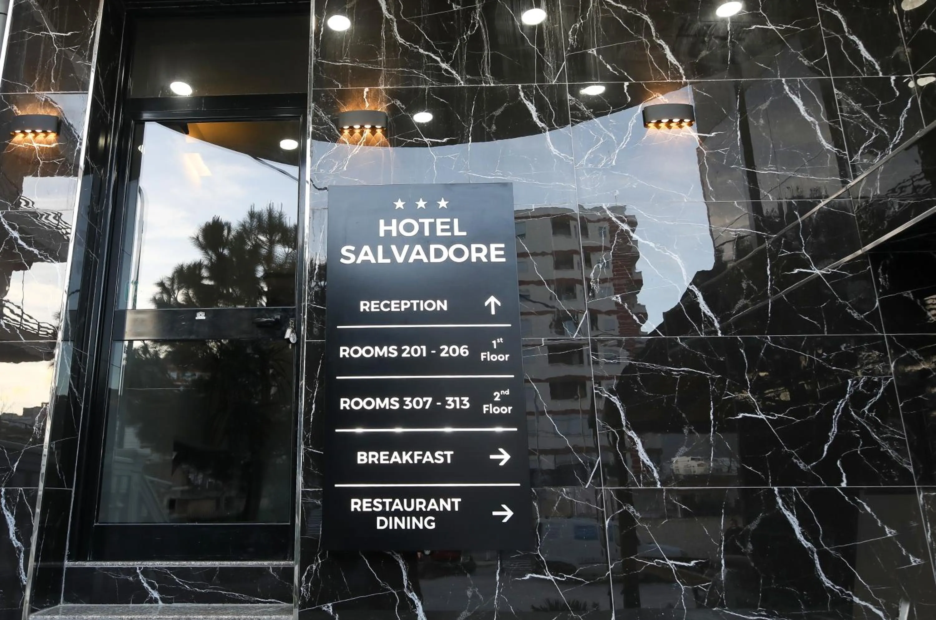 Property logo or sign in Hotel Salvadore