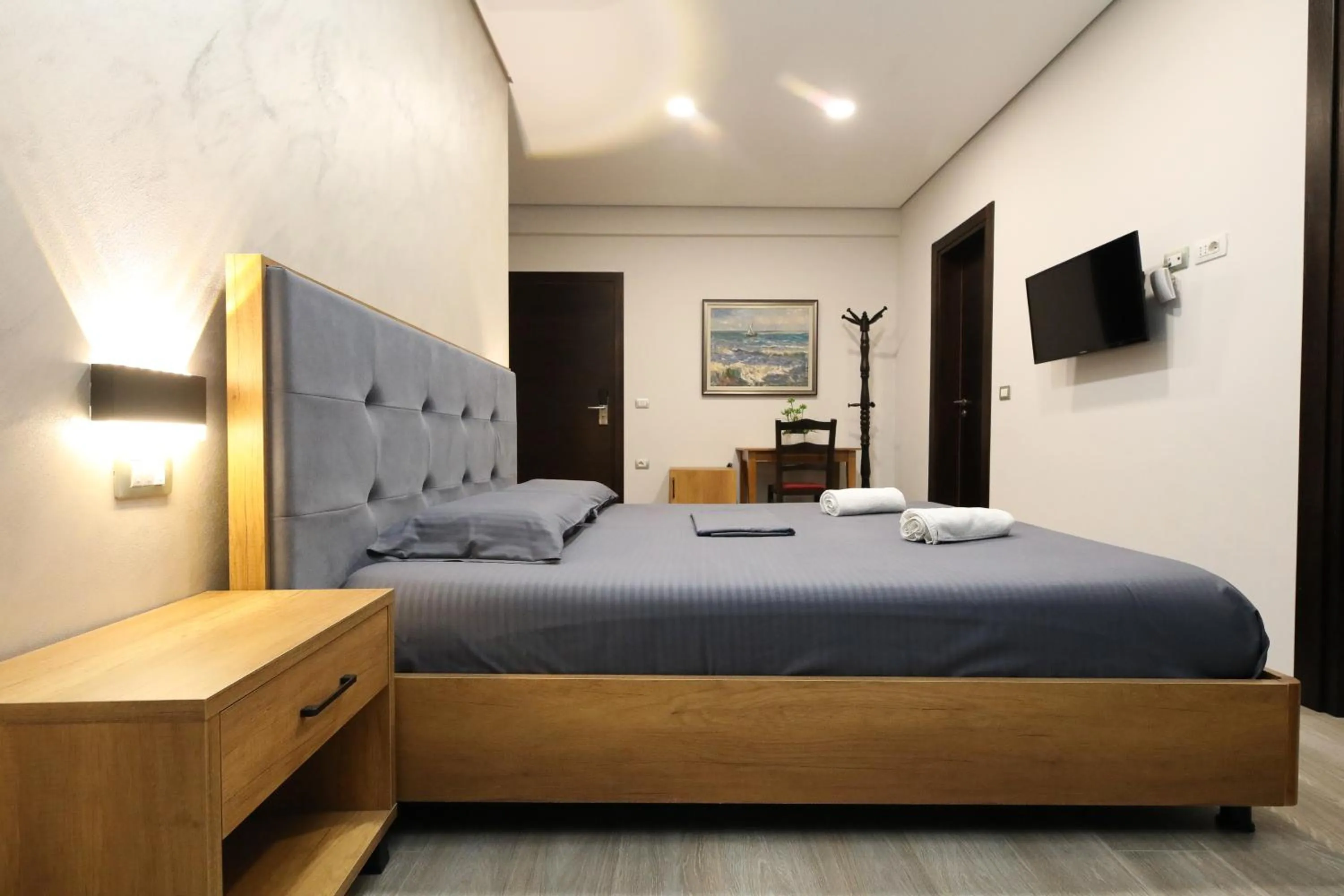 Bed in Hotel Salvadore