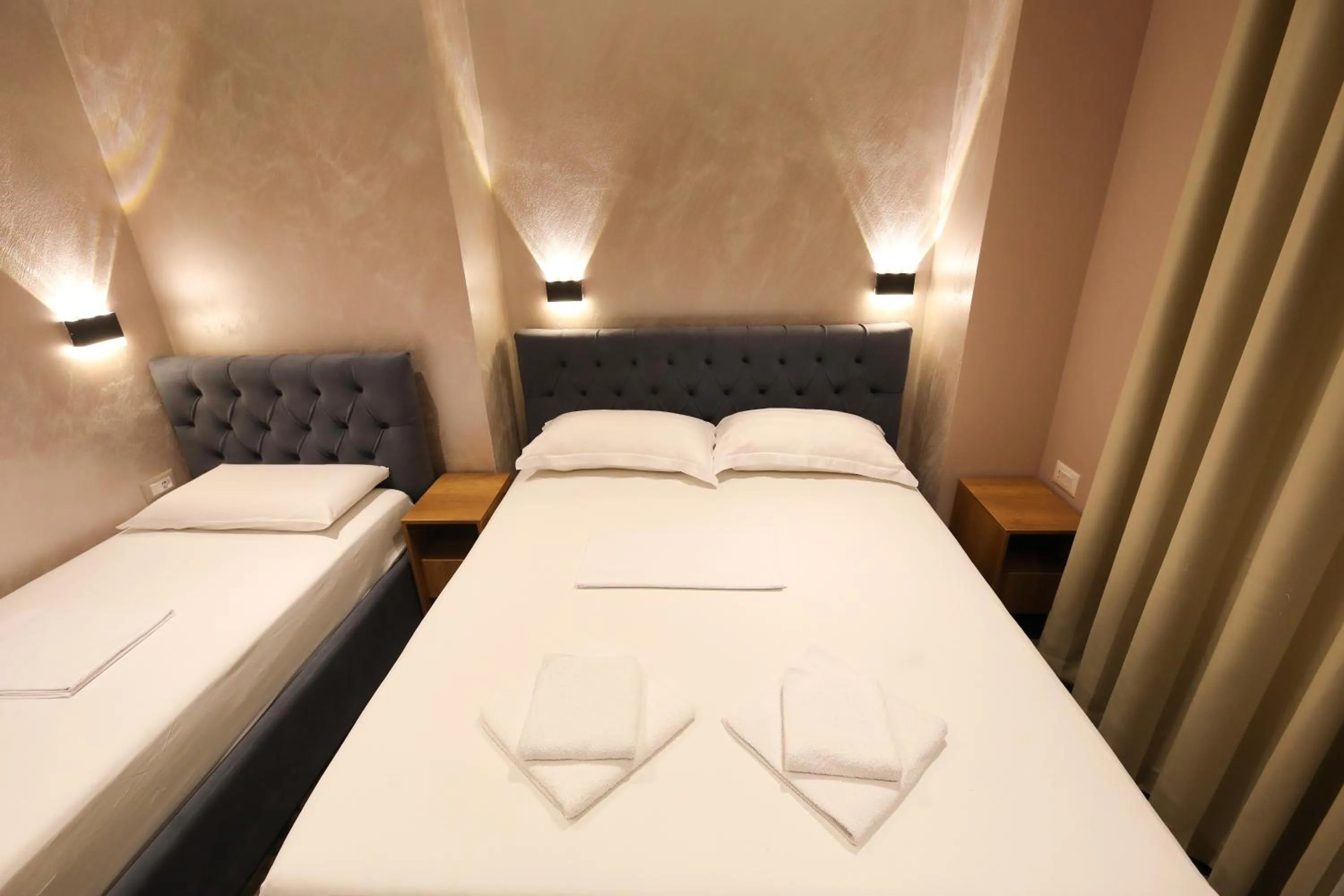 Bed in Hotel Salvadore