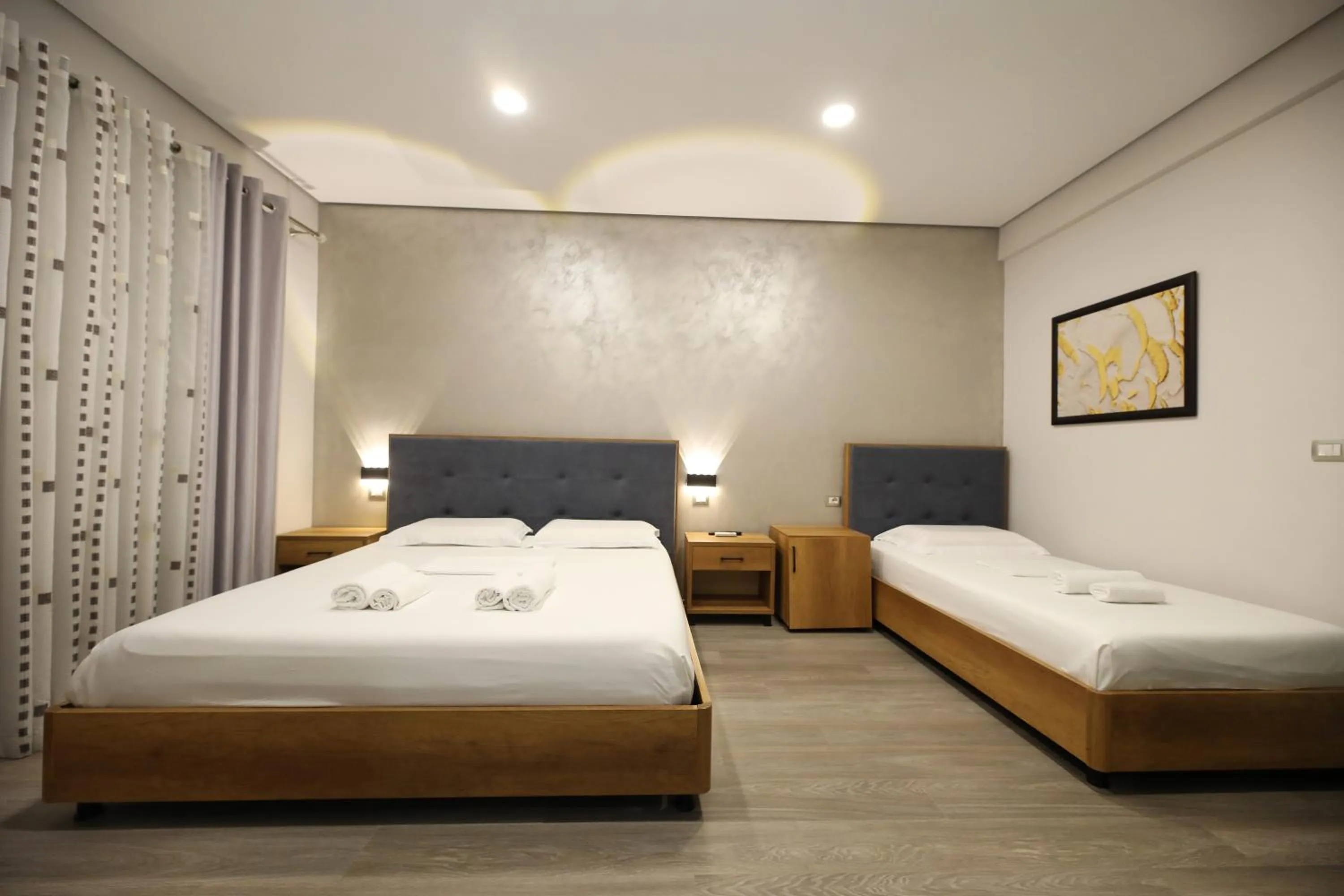 Bed in Hotel Salvadore