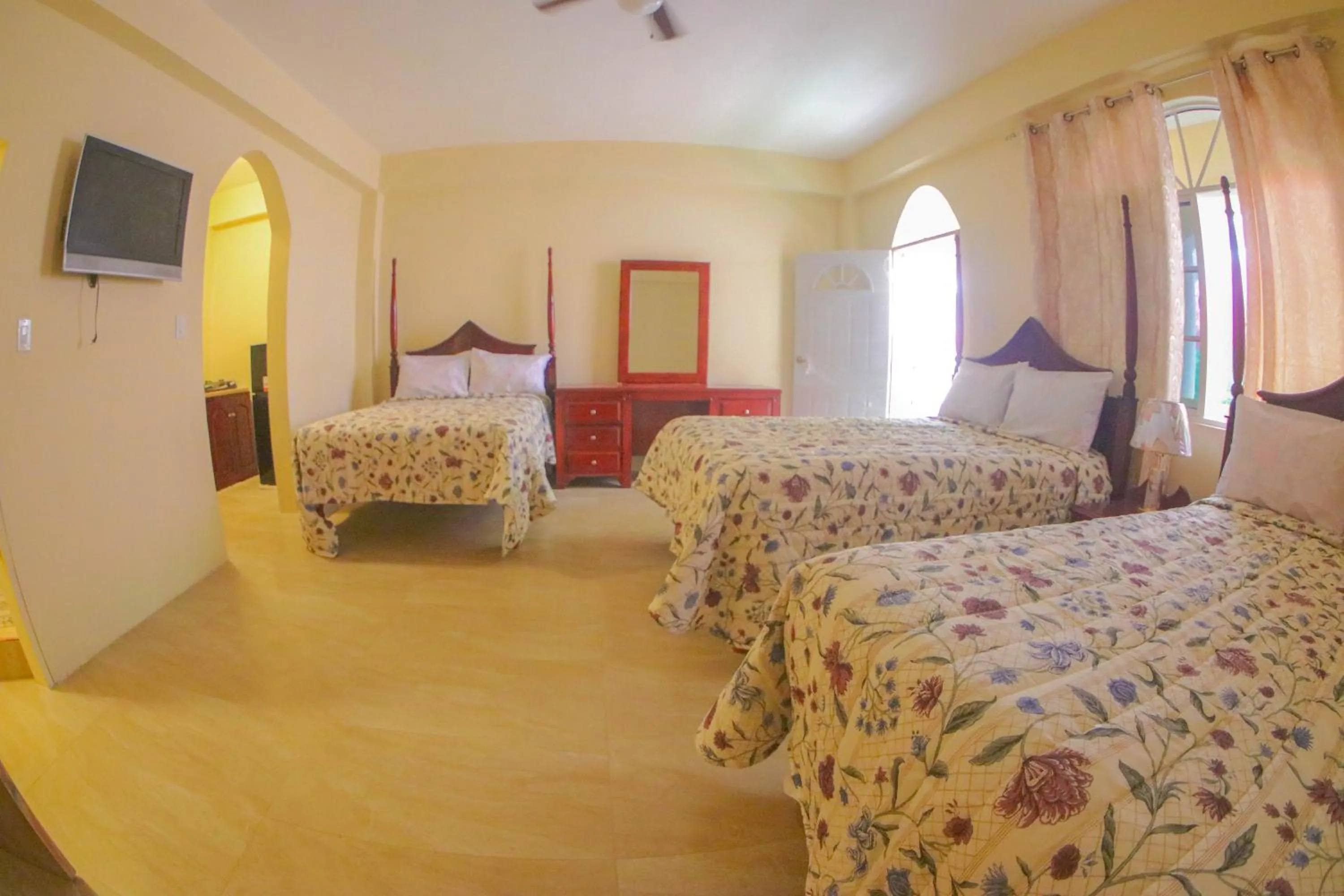 Bed in Solet's Paradise Negril