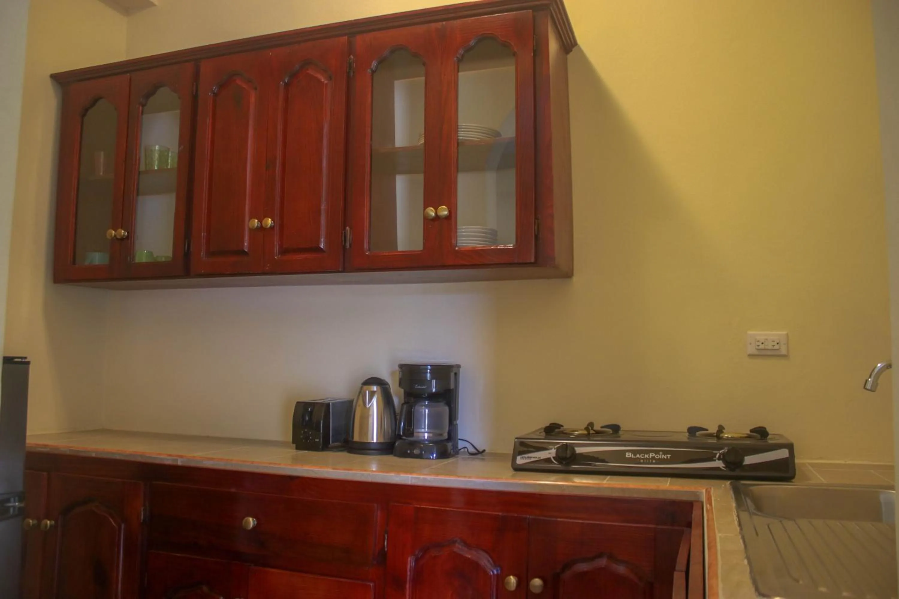 Kitchen or kitchenette in Solet's Paradise Negril