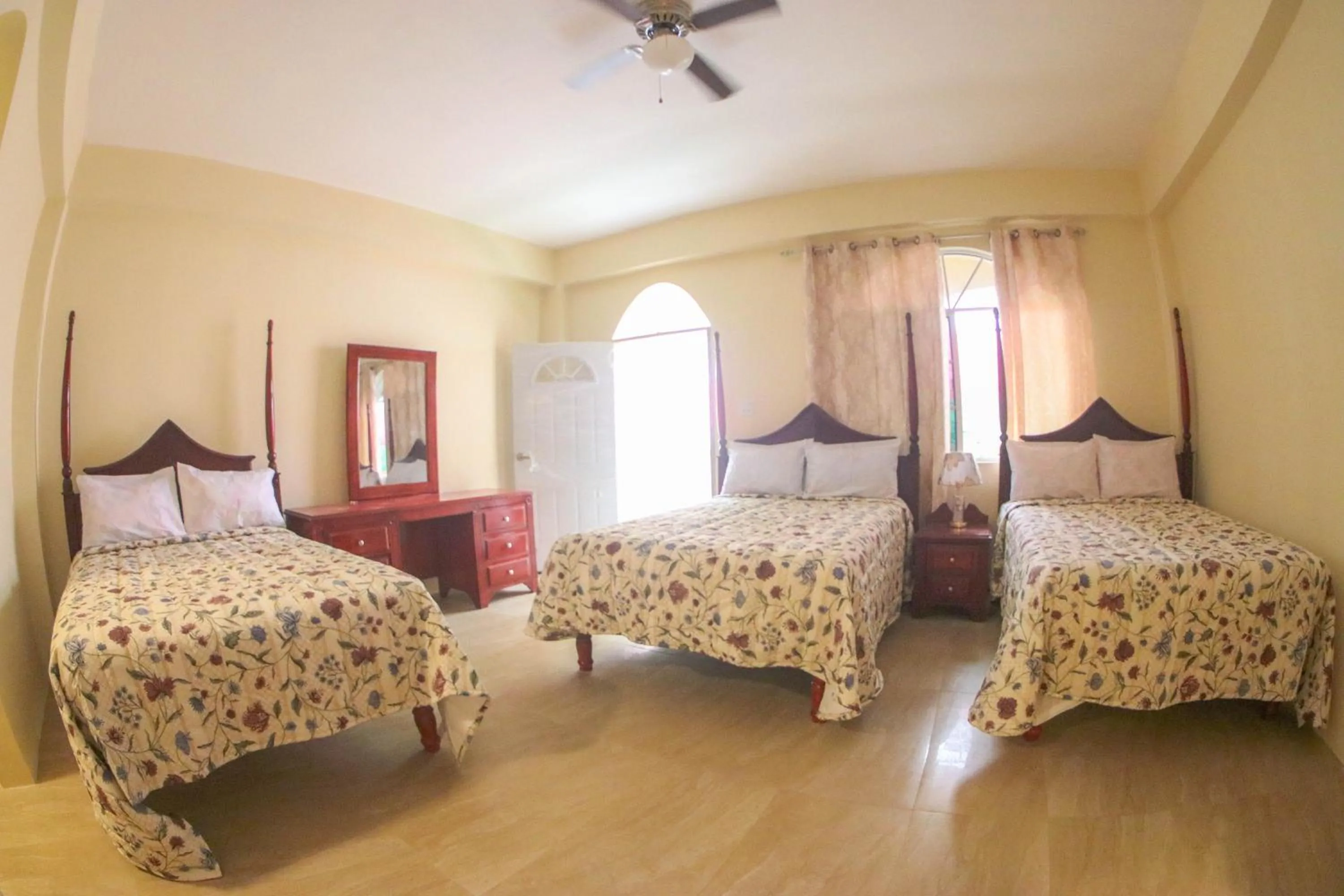 Bed in Solet's Paradise Negril