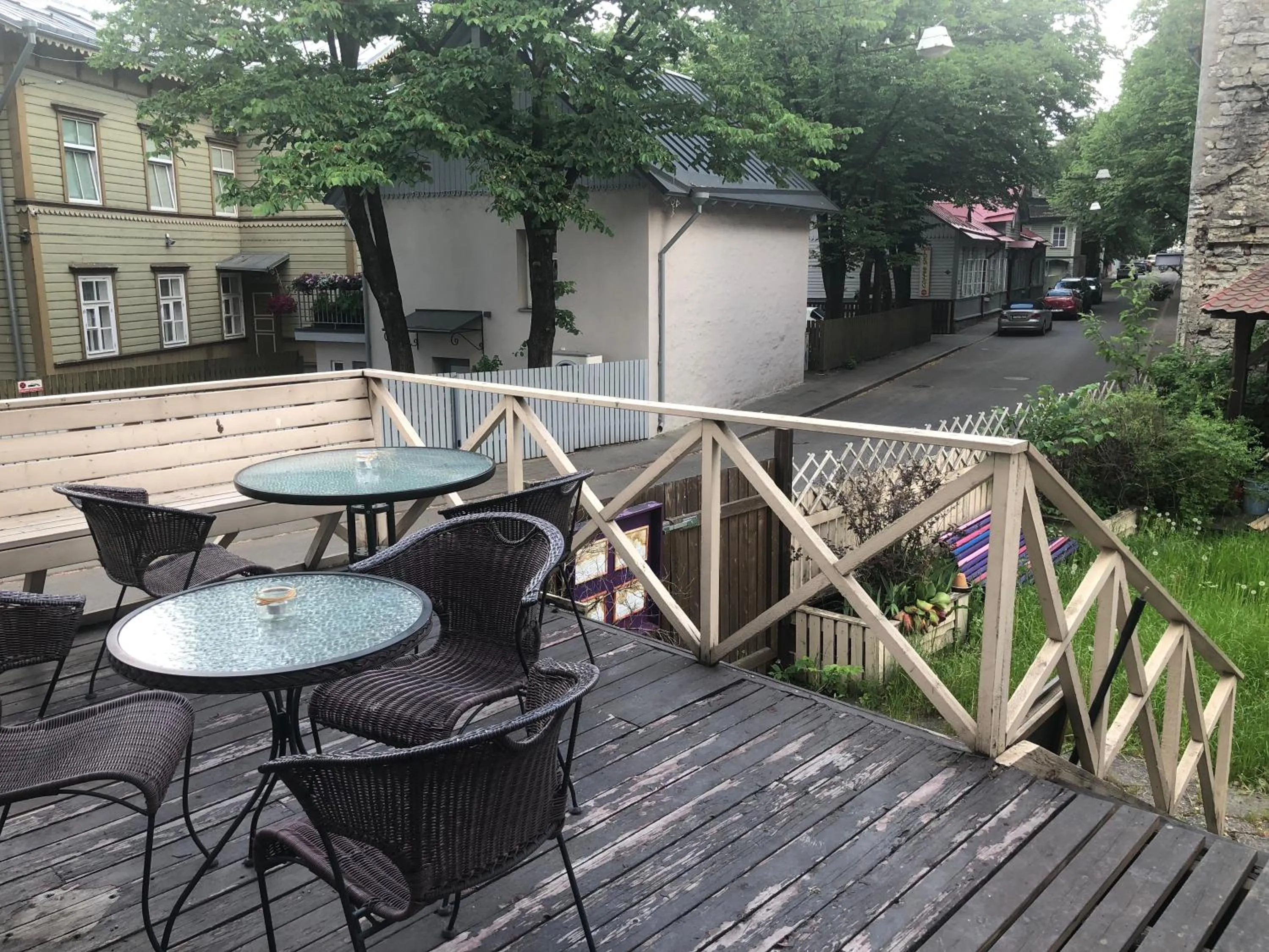 Balcony/Terrace in Villa Kadriorg Hostel