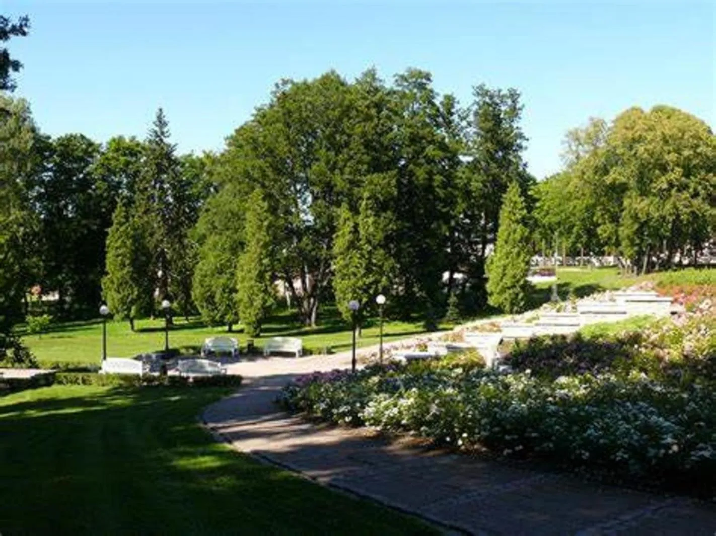 Garden in Villa Kadriorg Hostel