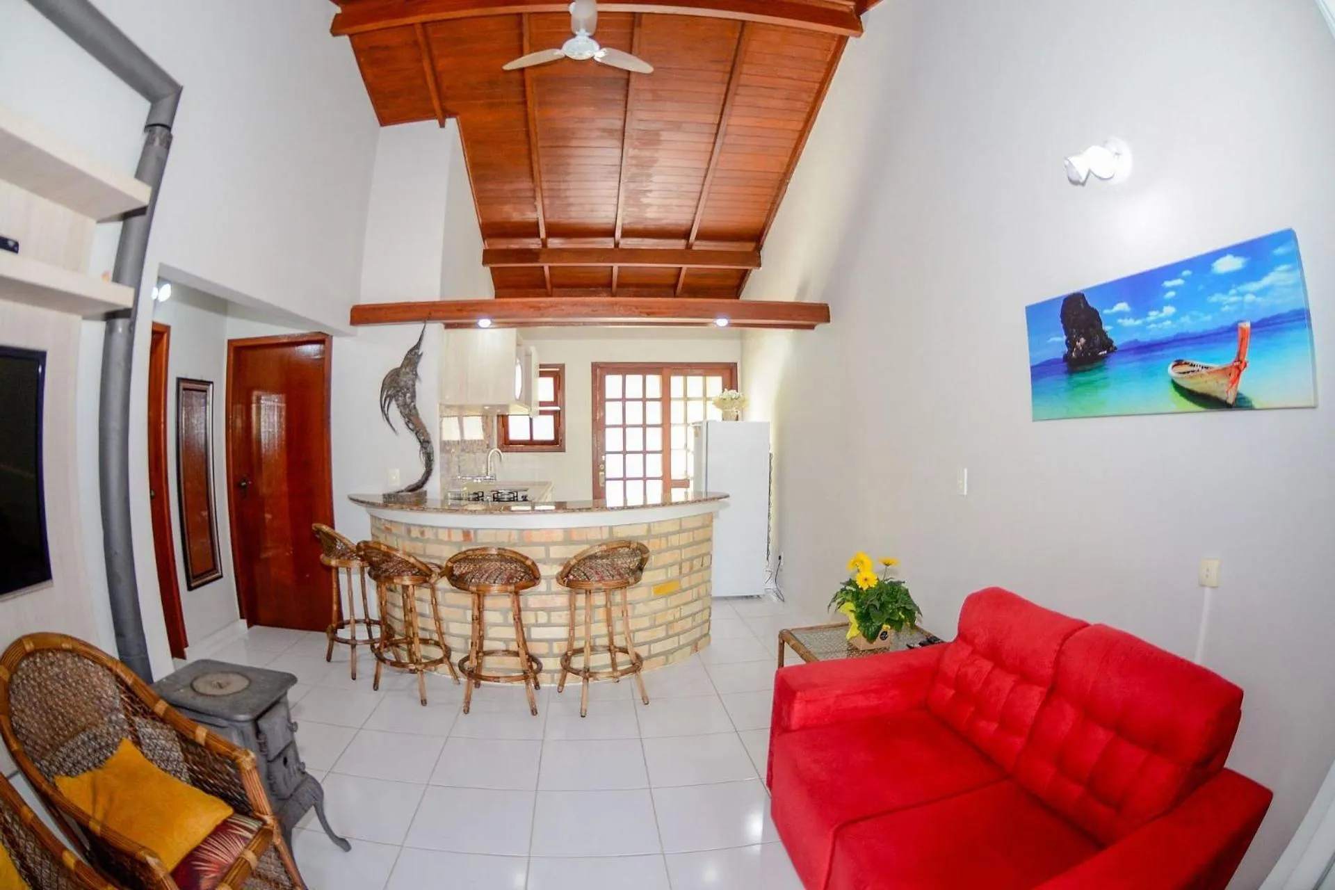 Living room in Saint Germain - Lagoa da Conceição