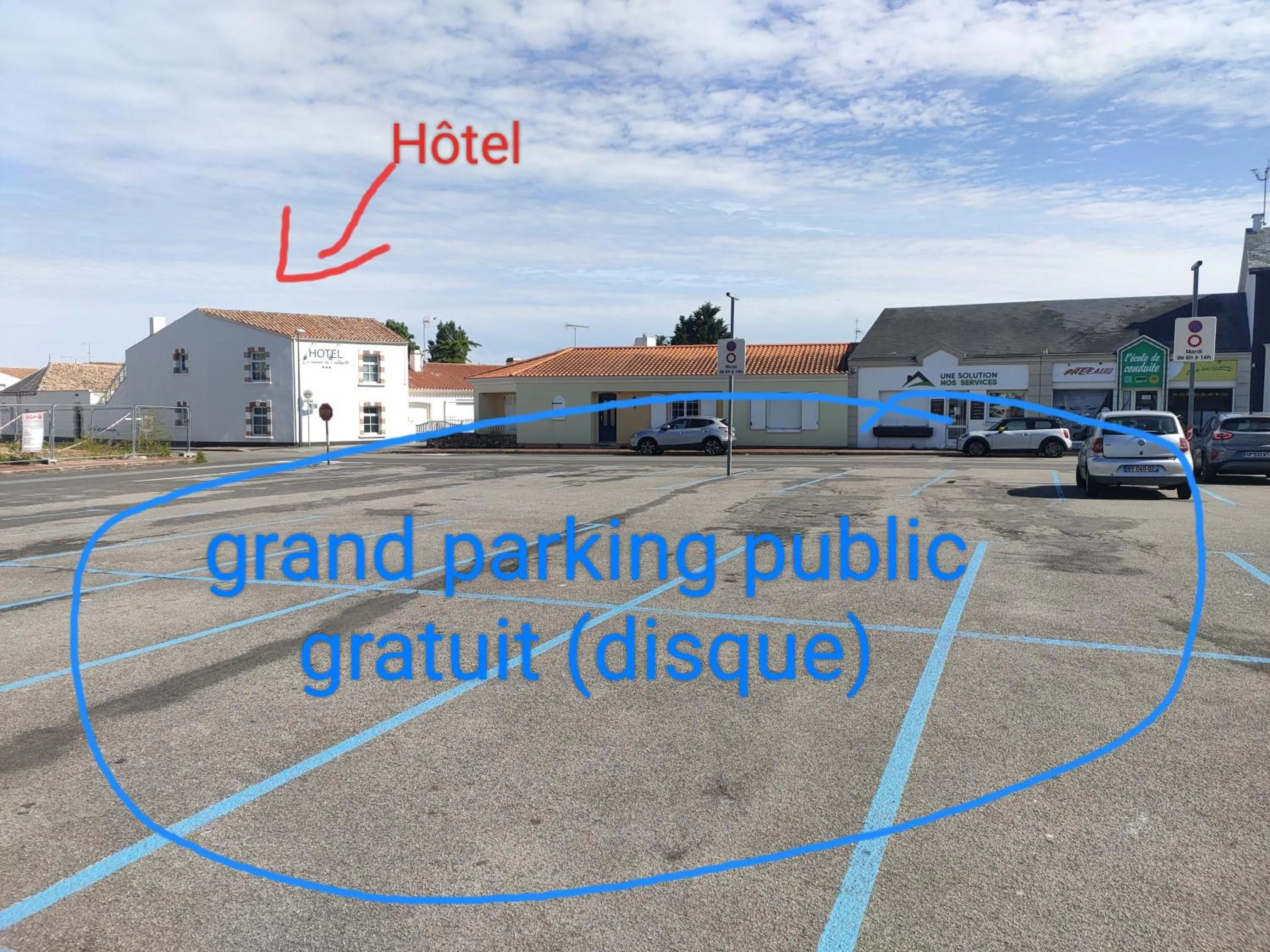 Location in Le Manoir de l'antiquité