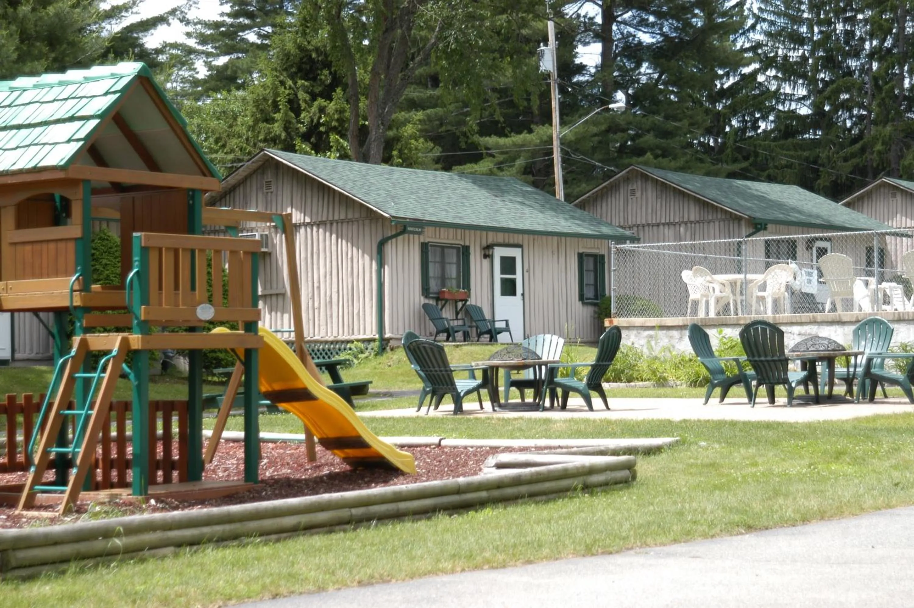 Children play ground in Lincoln Log Colony