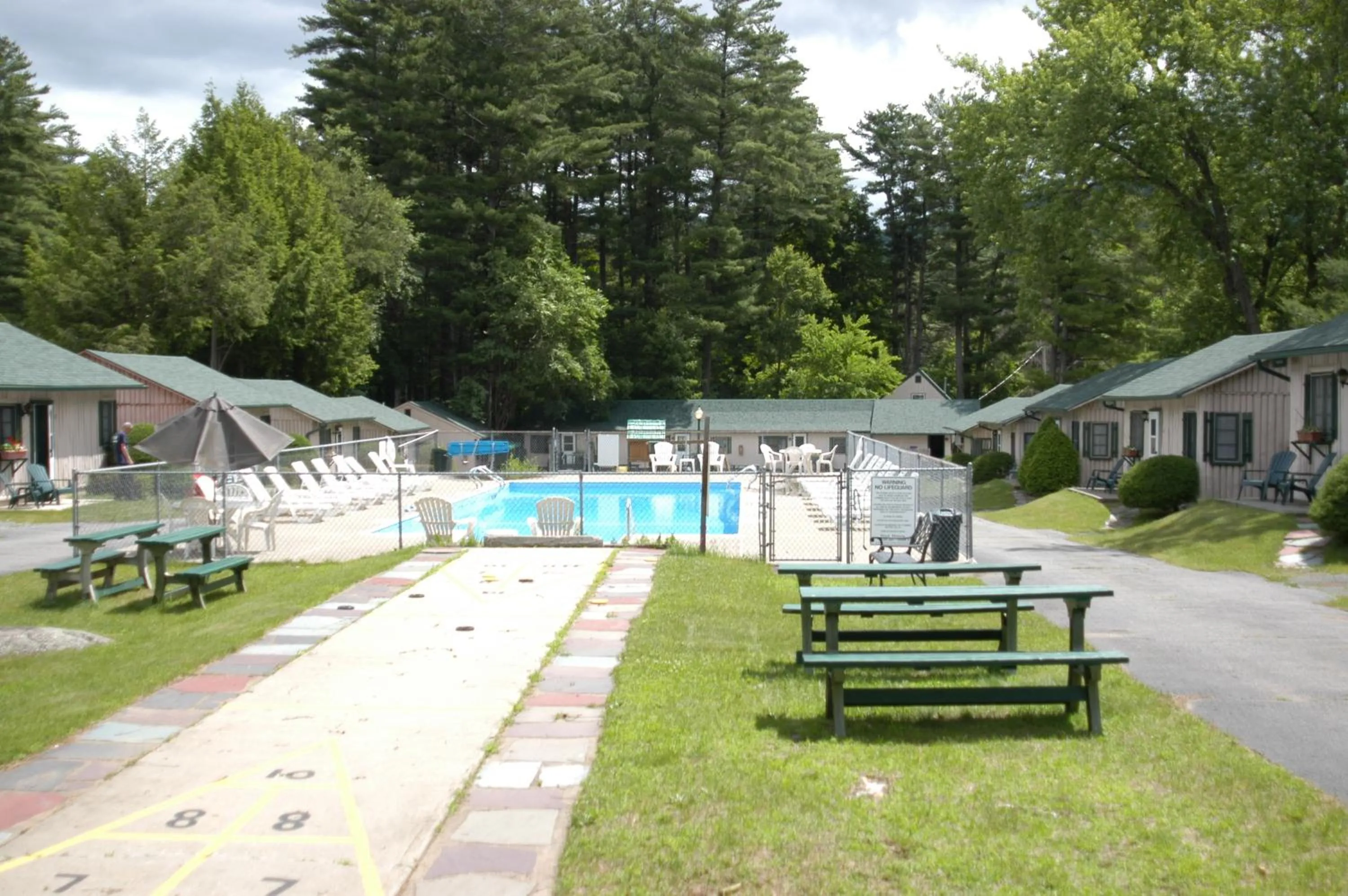 Swimming pool in Lincoln Log Colony