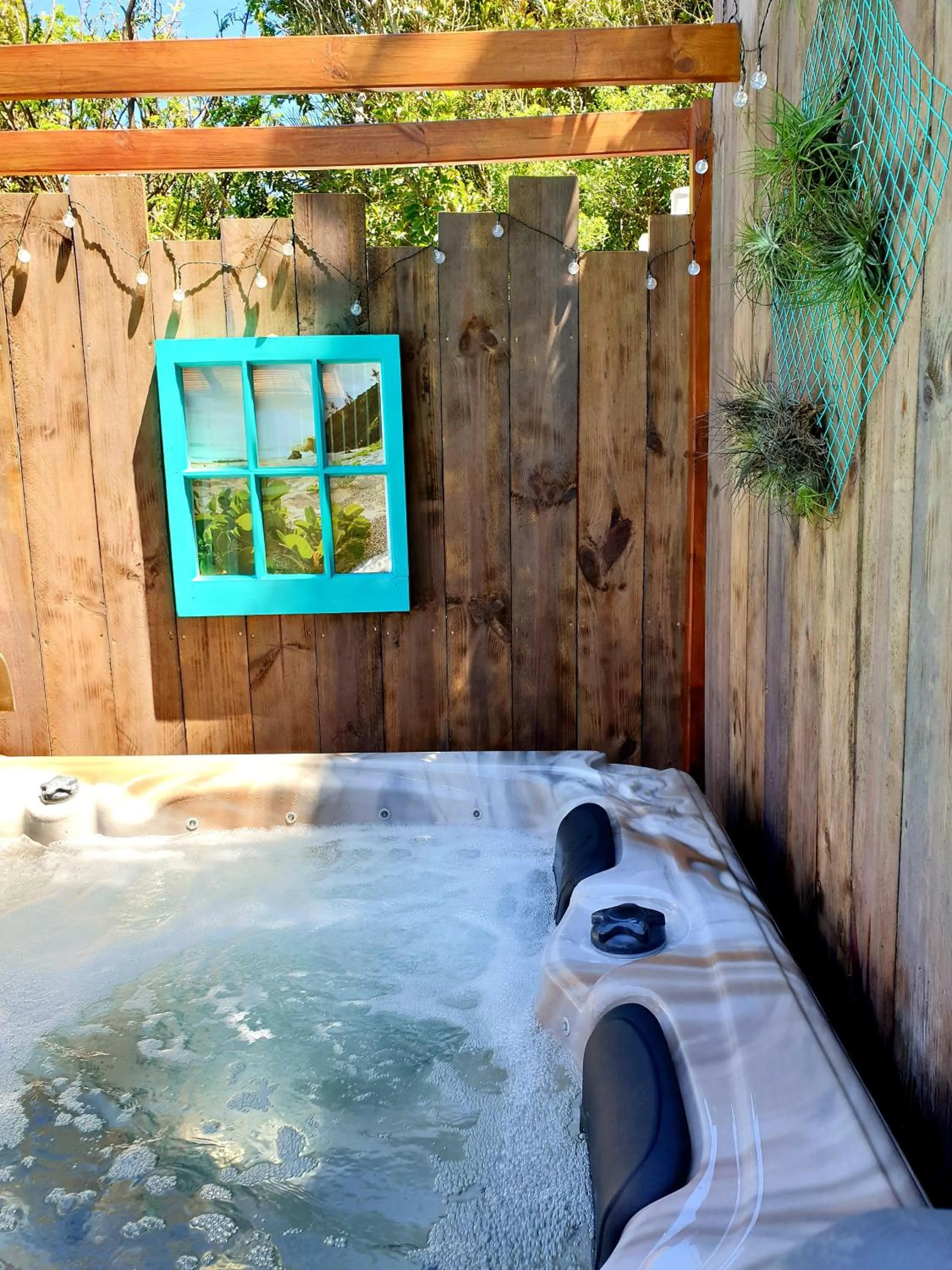 Hot Tub in Maison d'hôtes Villa des Mascareignes