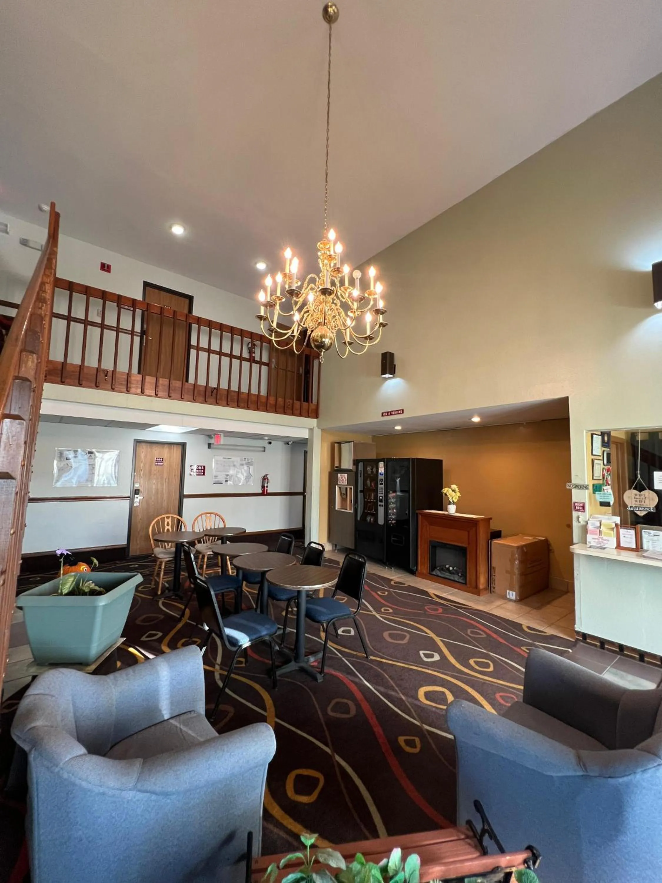 Lobby or reception in Deluxe Inn Capital O Nebraska City I 29
