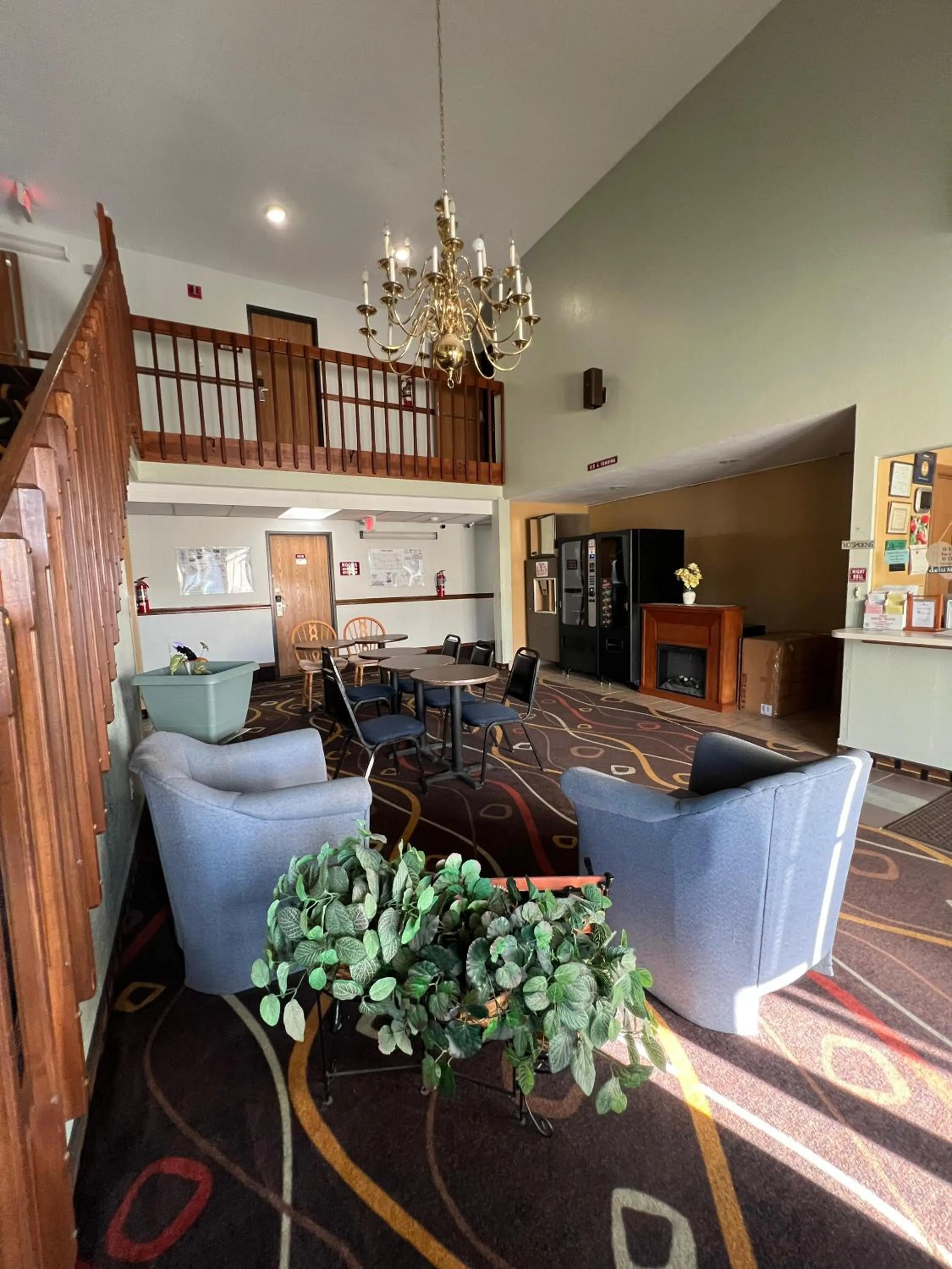 Lobby or reception in Deluxe Inn Capital O Nebraska City I 29