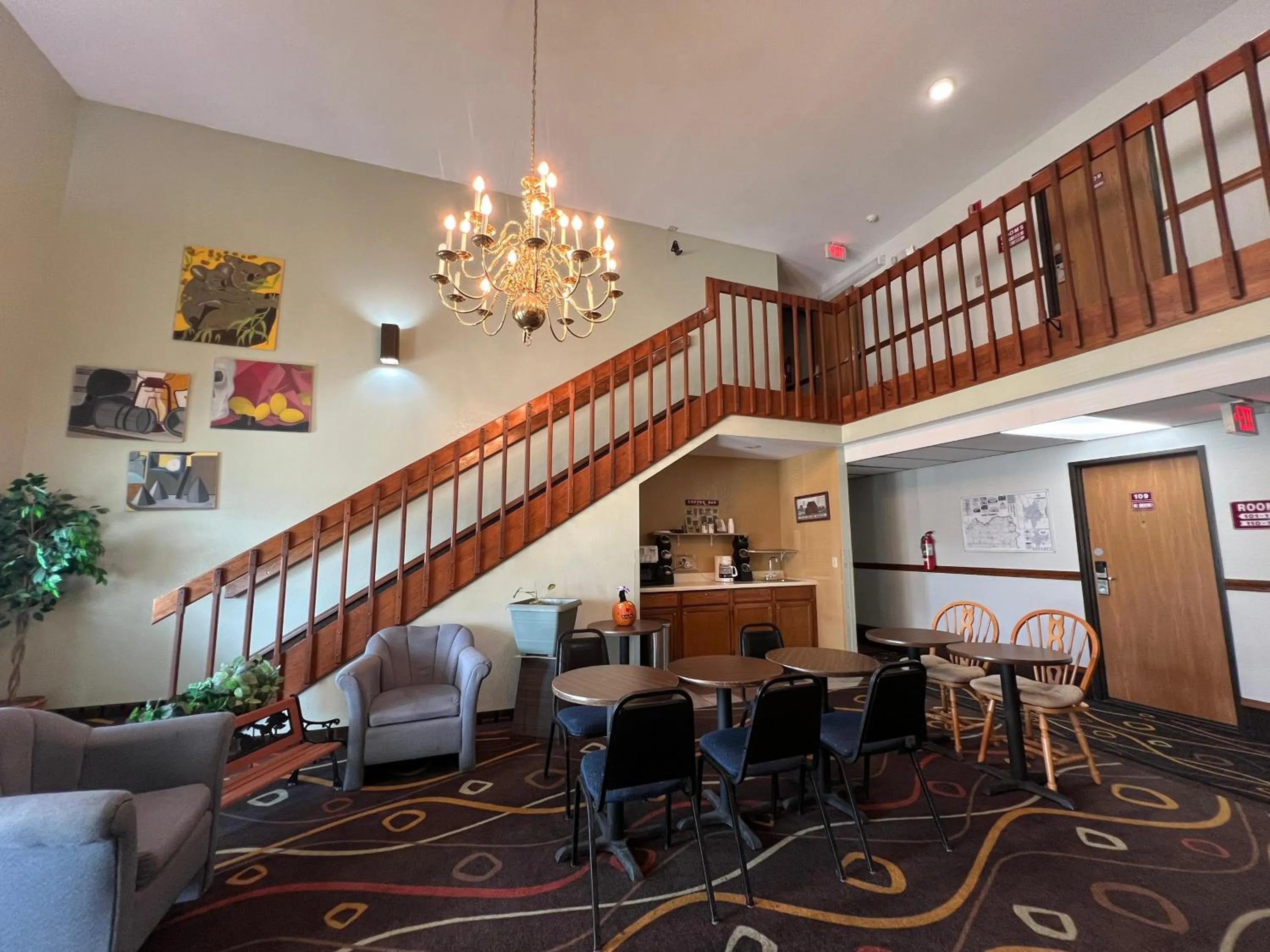 Breakfast in Deluxe Inn Capital O Nebraska City I 29