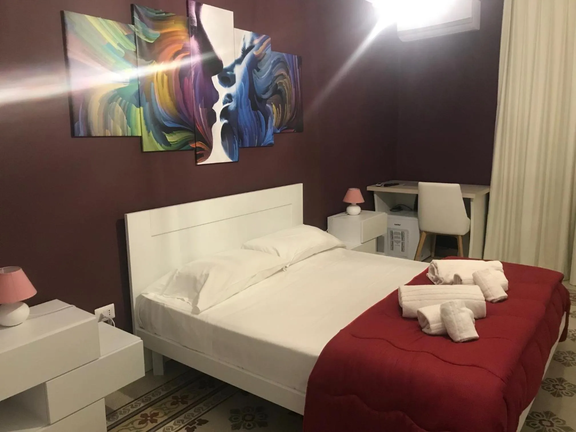 Bed in B & B Vittorio Emanuele