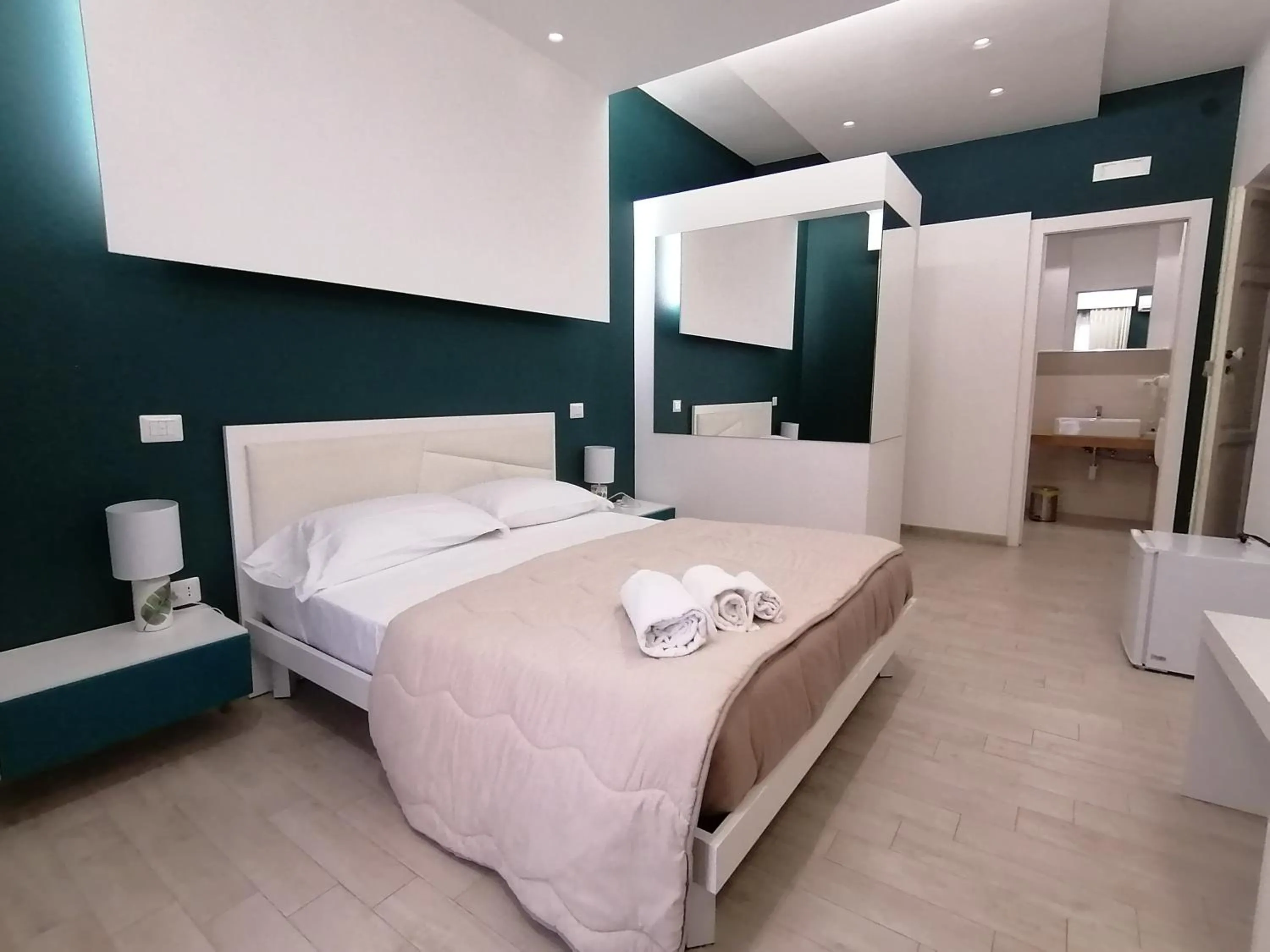 Bed in B & B Vittorio Emanuele