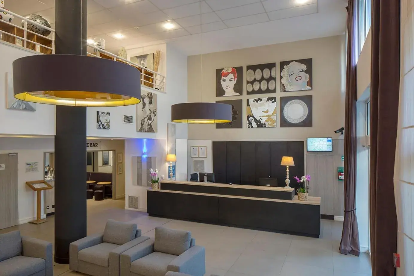 Living room, Lobby/Reception in HOTEL DU PARC Roissy Villepinte - Parc des Expositions