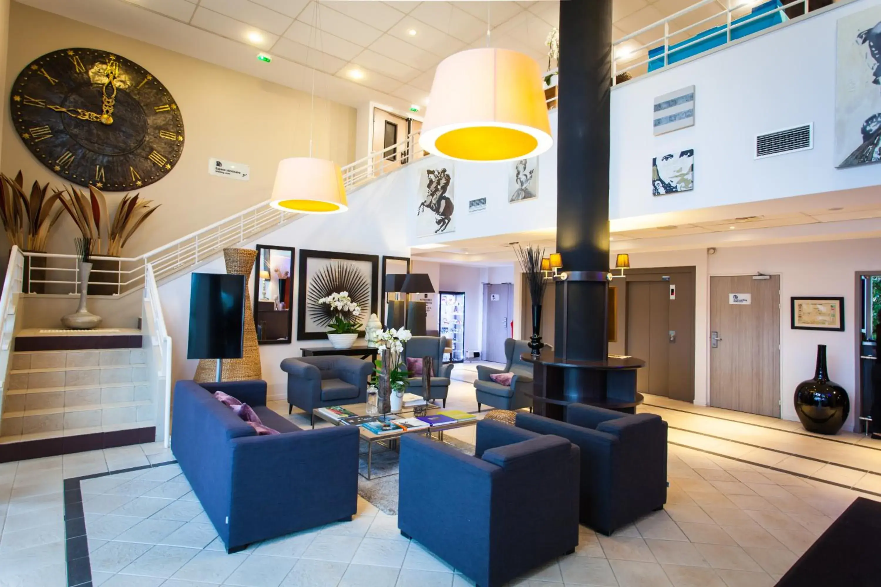 Lobby or reception, Lobby/Reception in HOTEL DU PARC Roissy Villepinte - Parc des Expositions