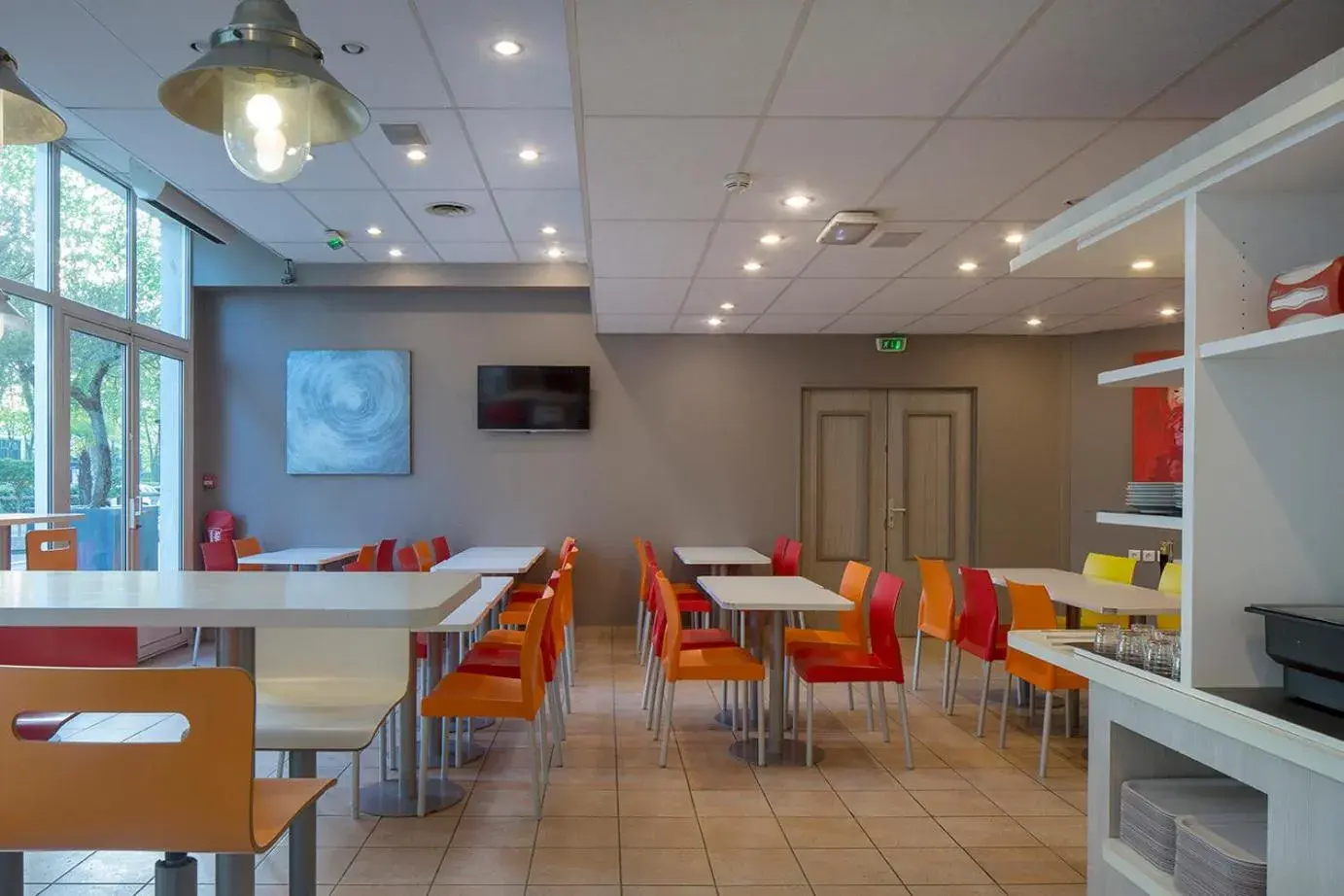 Breakfast, Restaurant/Places to Eat in CYAN HOTEL - Roissy Villepinte Parc des Expositions