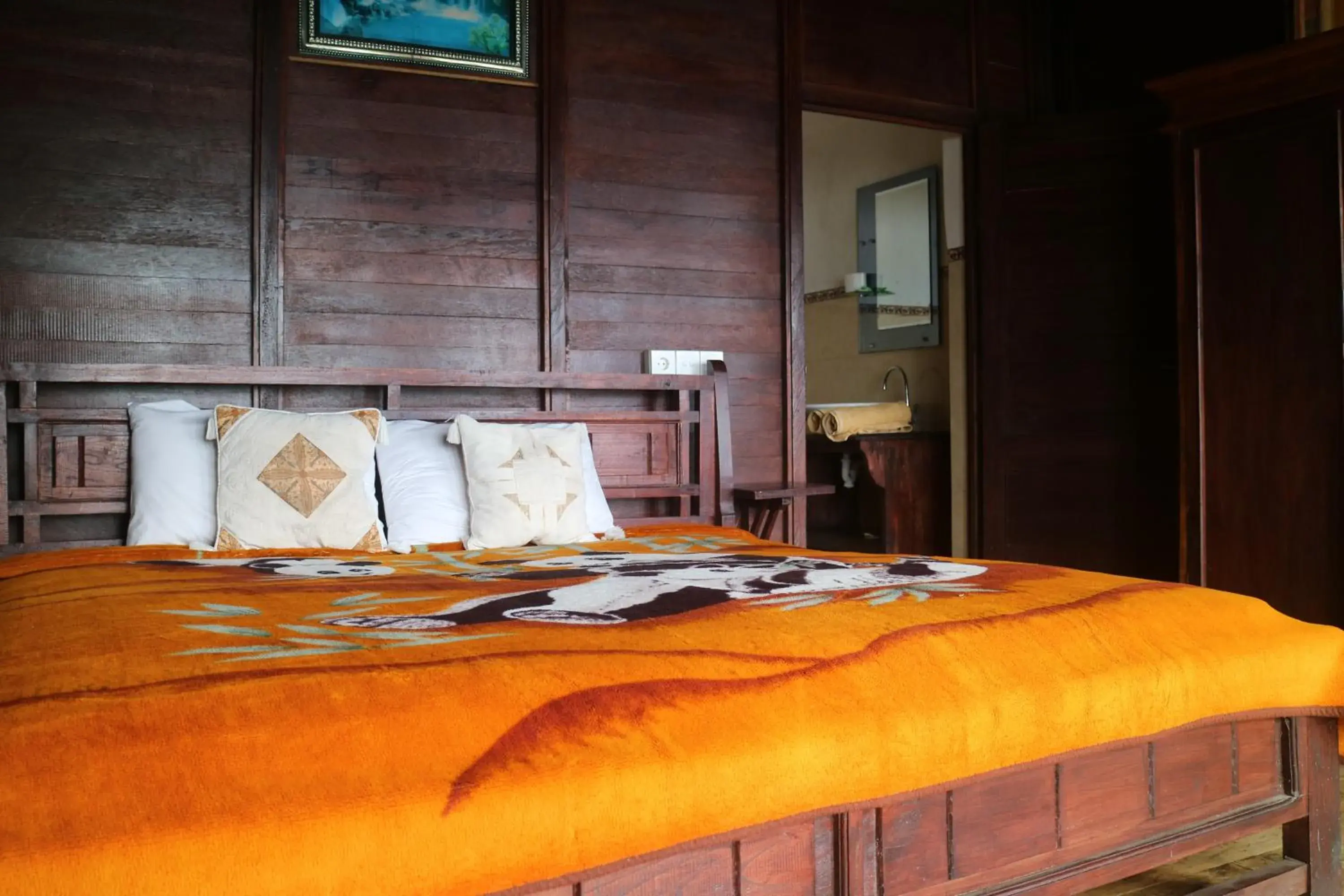 Garden view, Bed in Batur Green Lakeview in Kintamani Bali Garden view, Bed in Batur Green Lakeview in Kintamani Bali