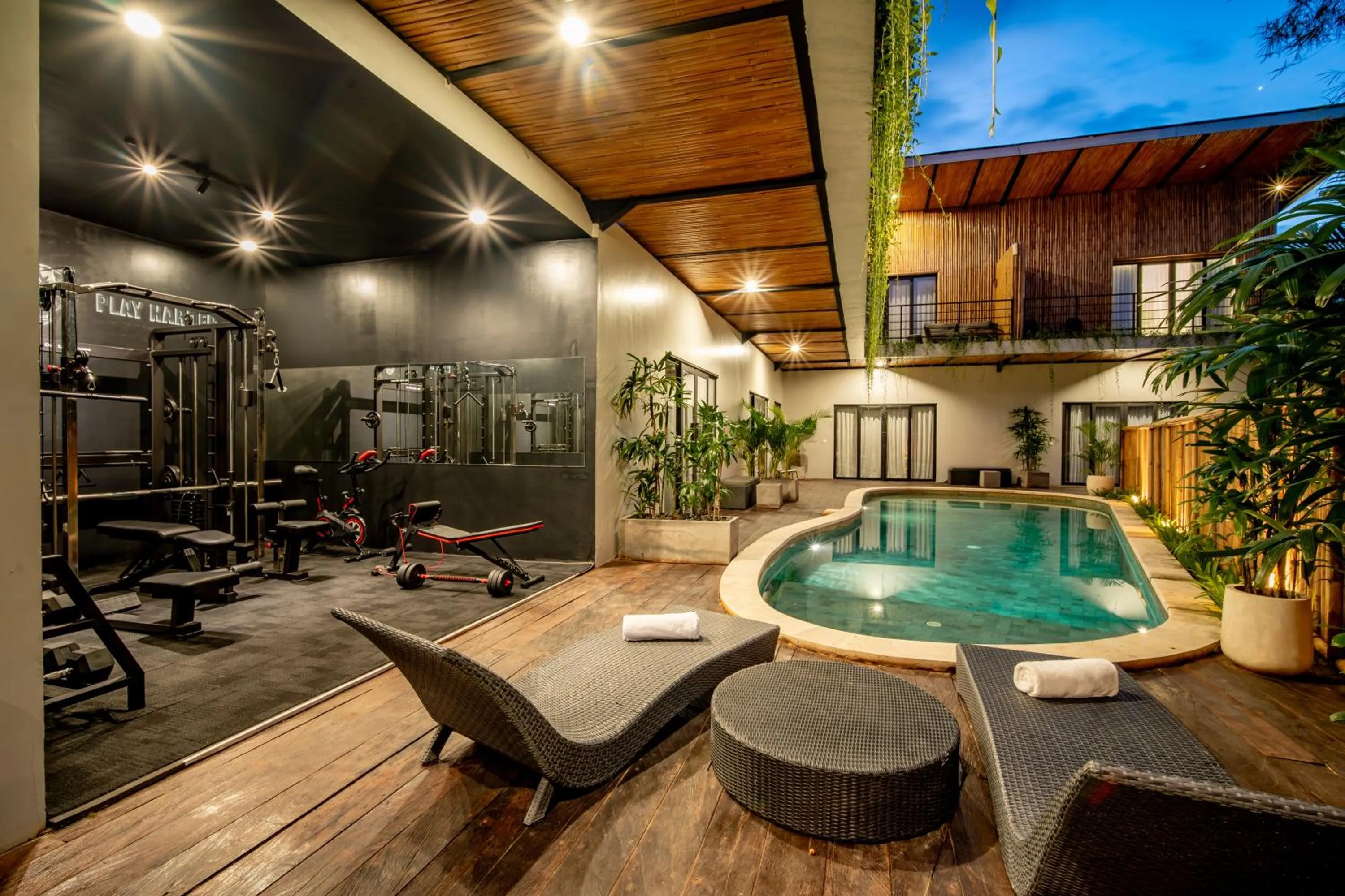 Pool view in Canggu Dream Studios & Villas