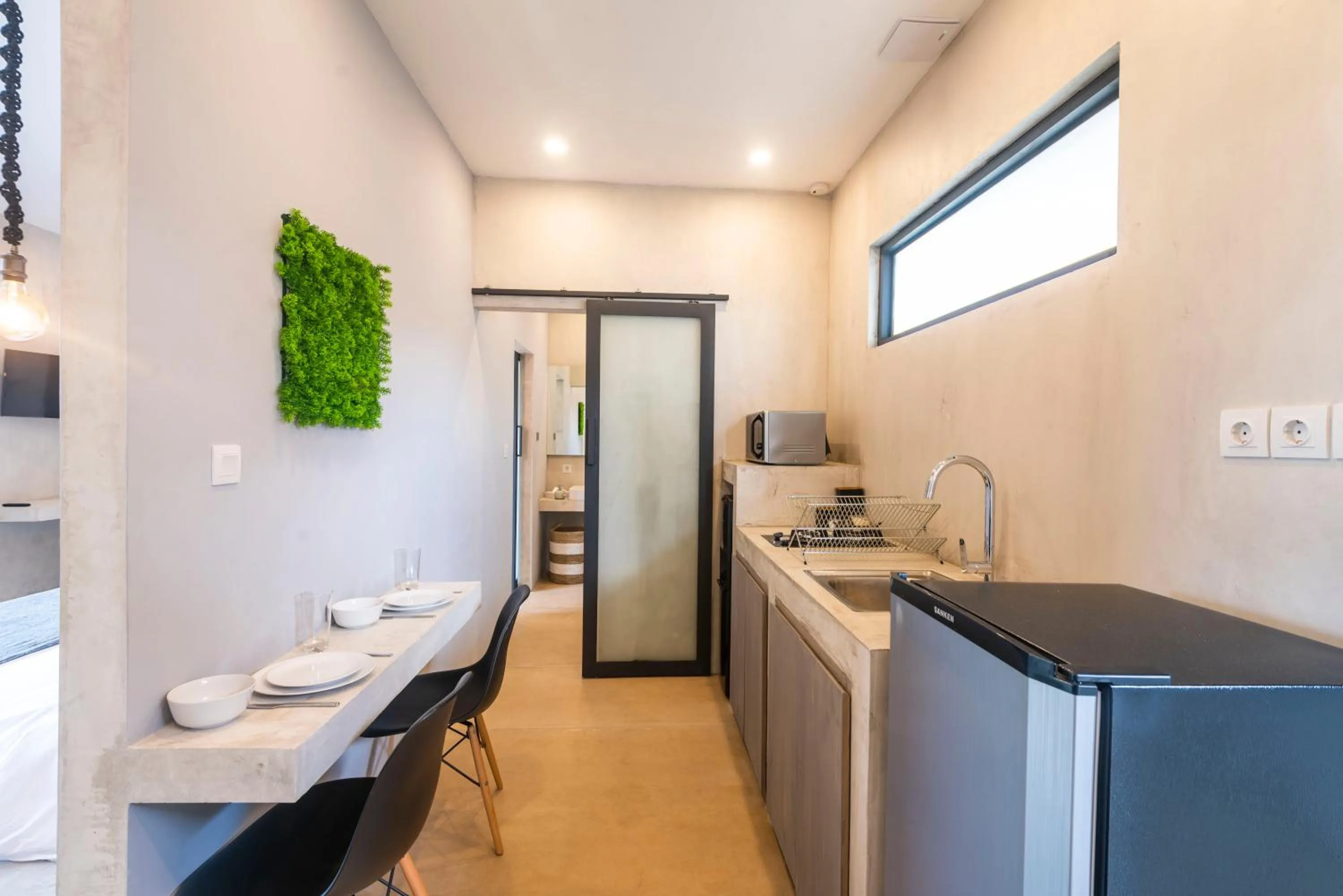 Kitchen or kitchenette in Canggu Dream Studios & Villas