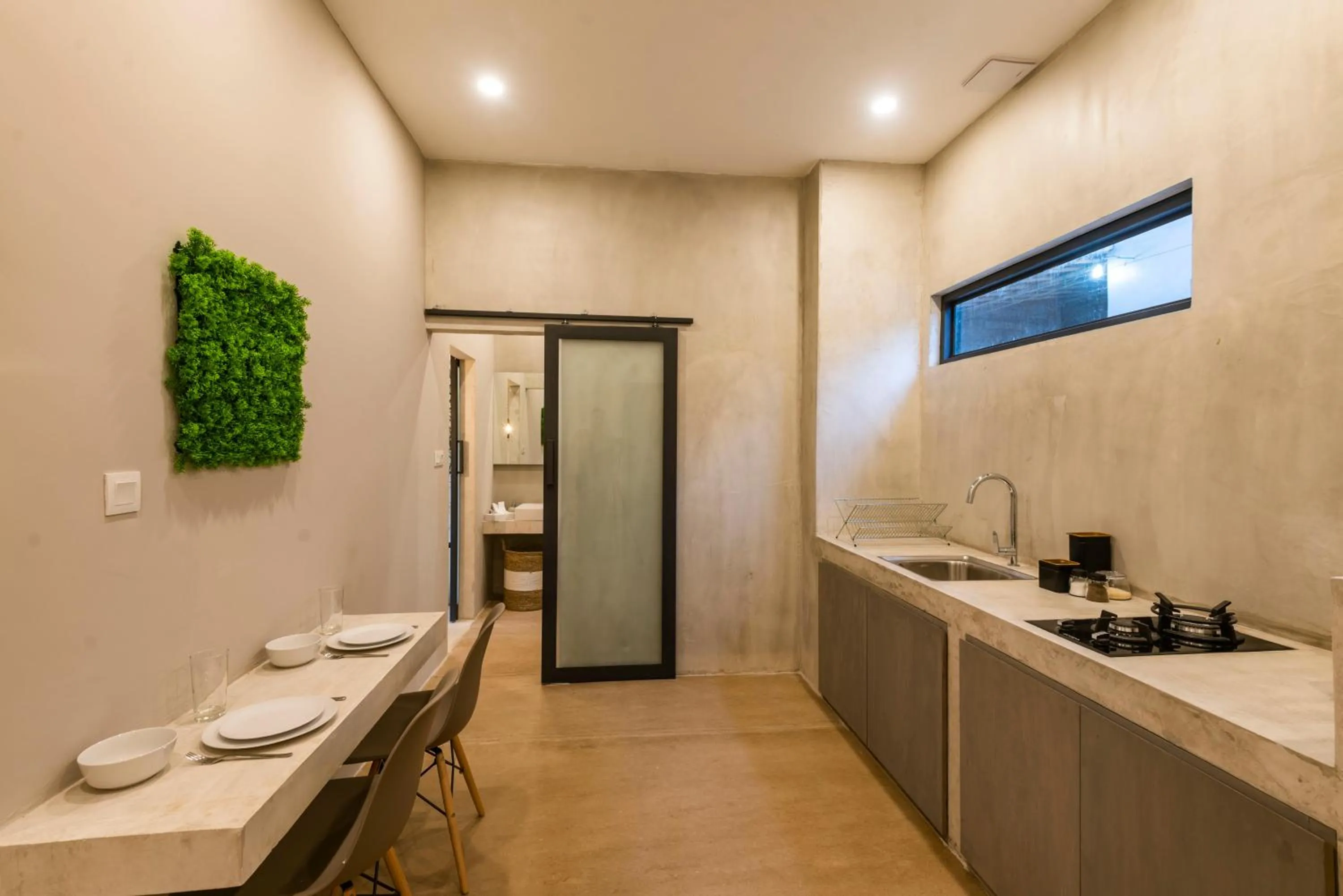 Kitchen or kitchenette in Canggu Dream Studios & Villas
