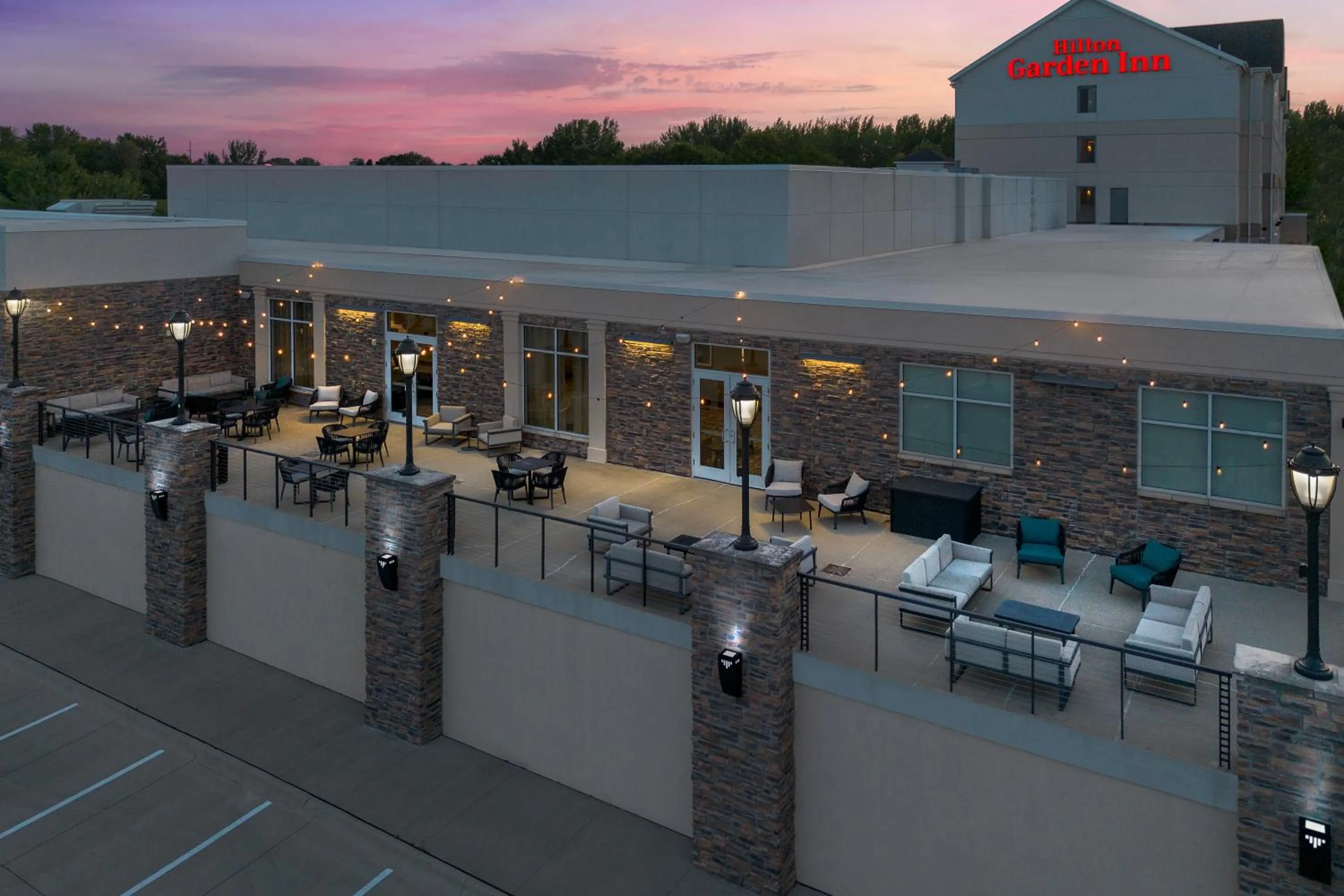 Balcony/Terrace in Hilton Garden Inn Cedar Falls Conference Center