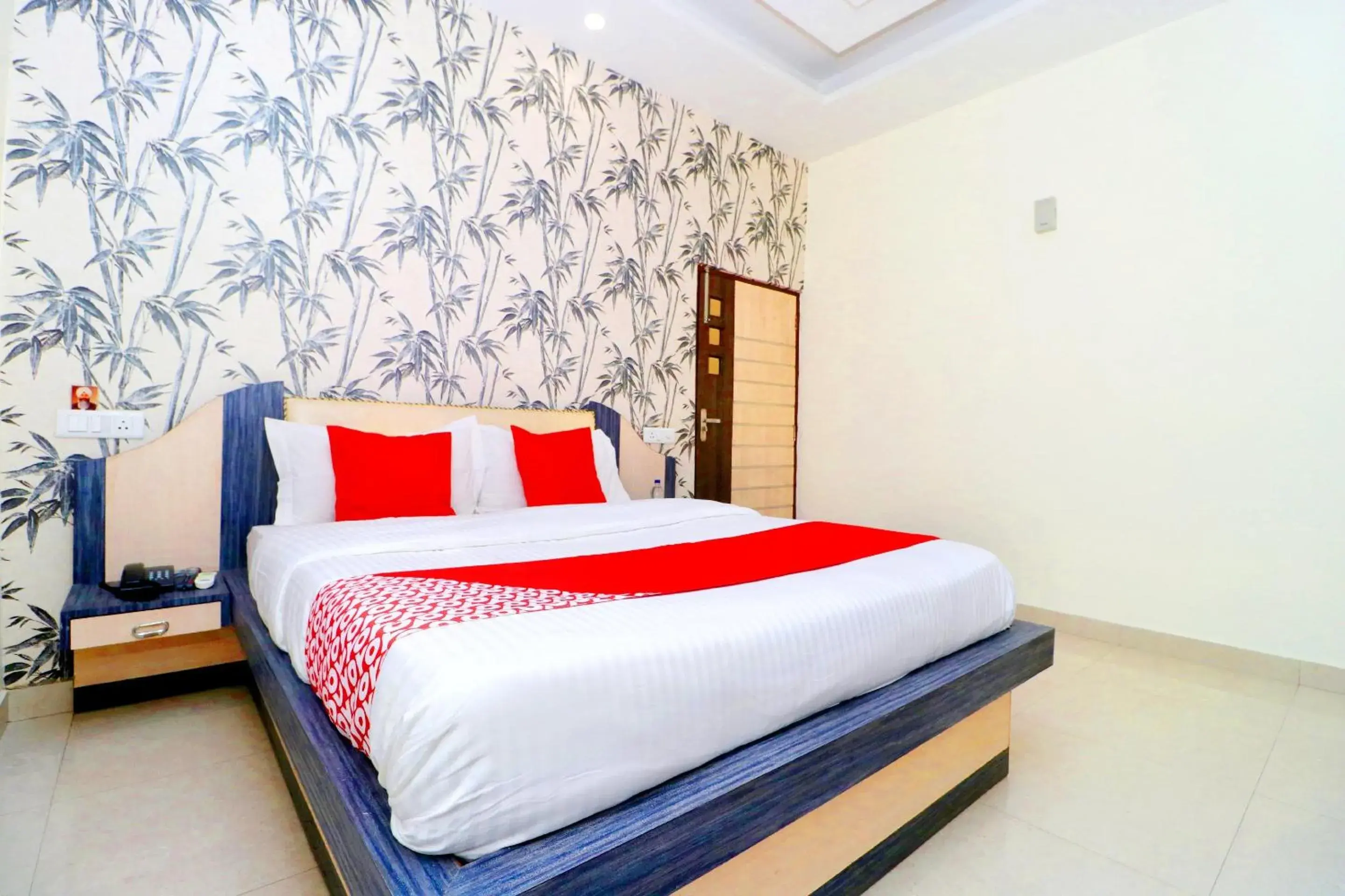 Bedroom, Bed in Hotel O Sangam Resort Bedroom, Bed in Hotel O Sangam Resort