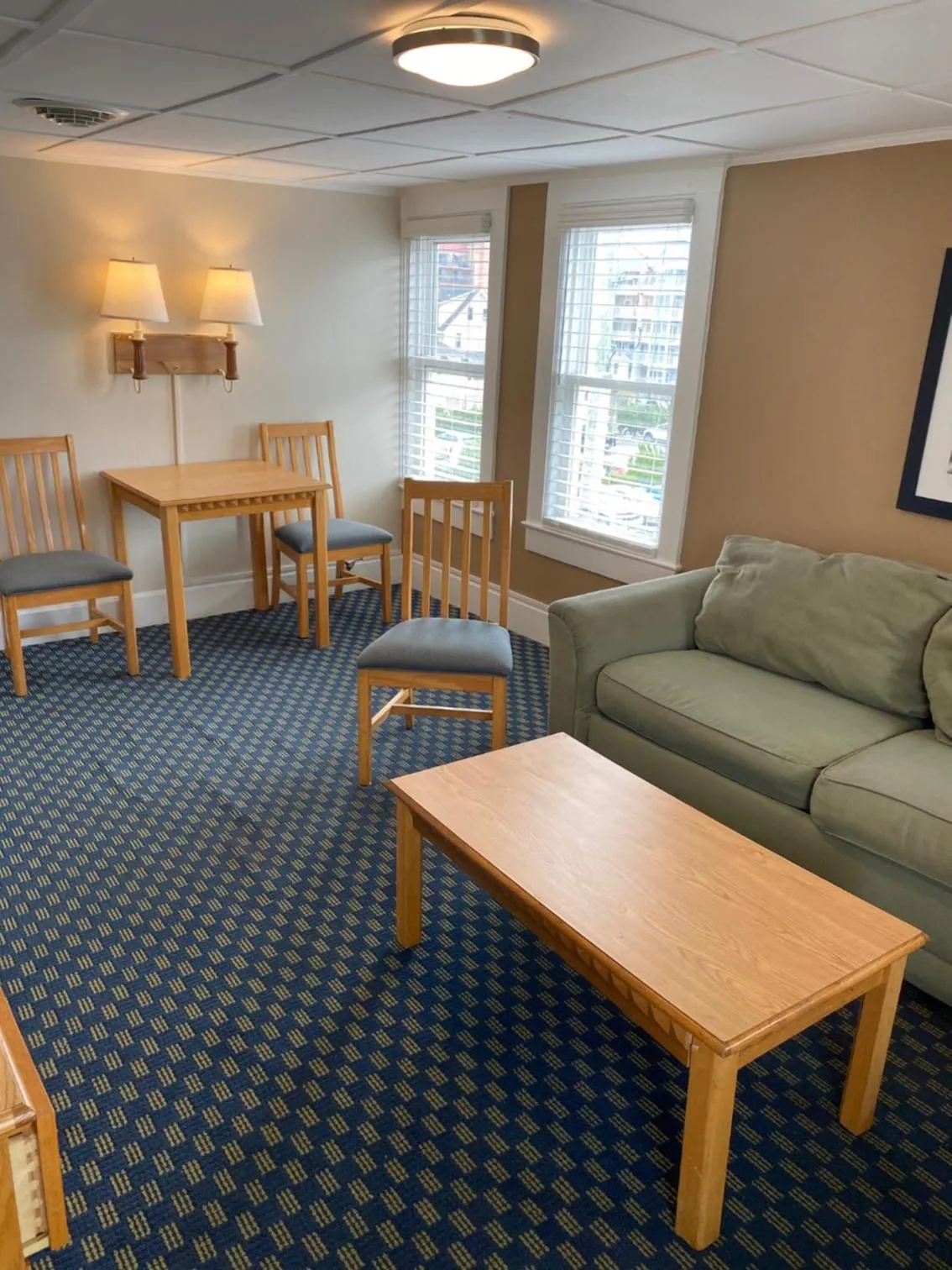 Seating area in The Admiral Hotel/Motel