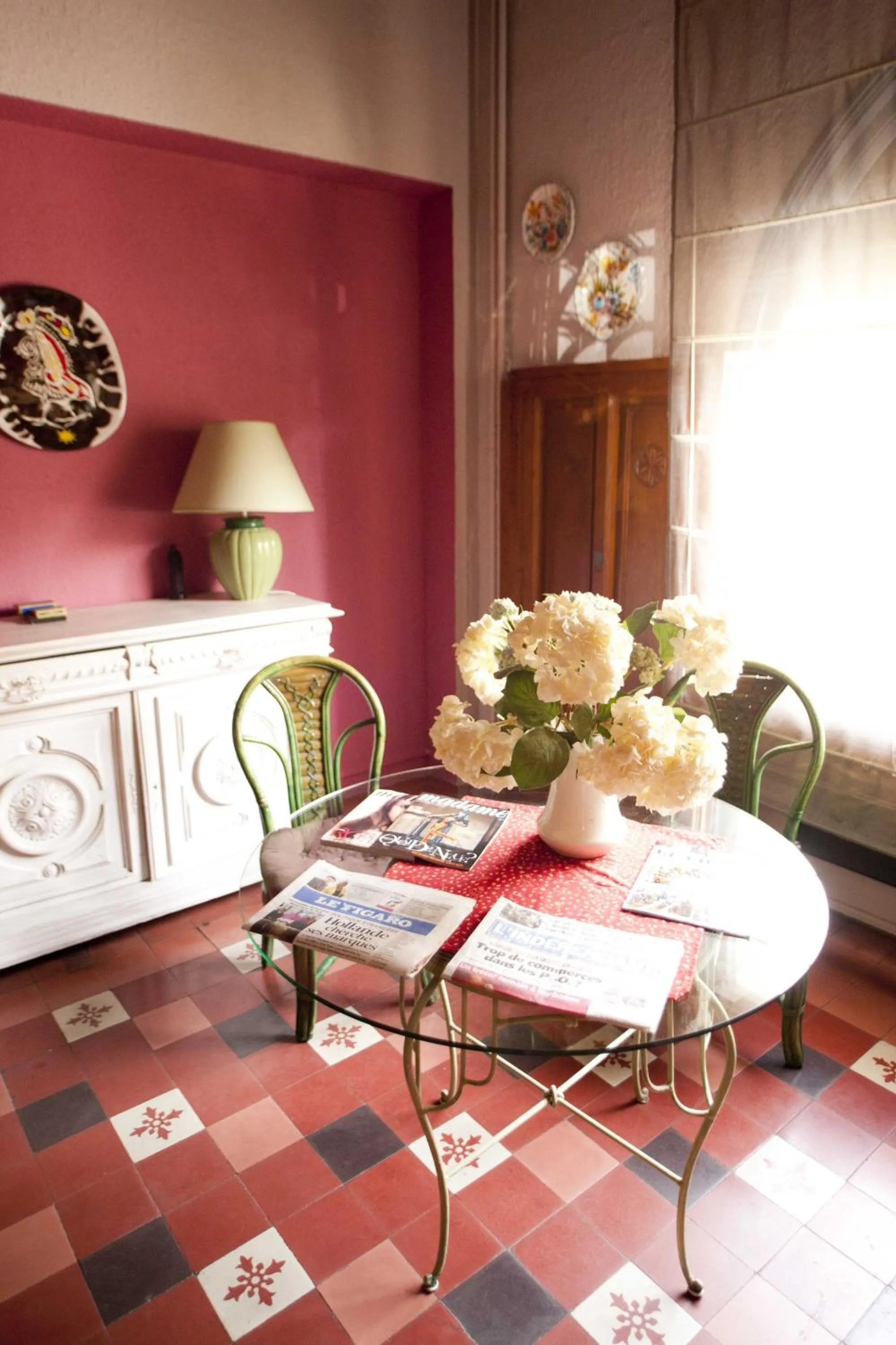 Lobby or reception in Le Mas des Citronniers