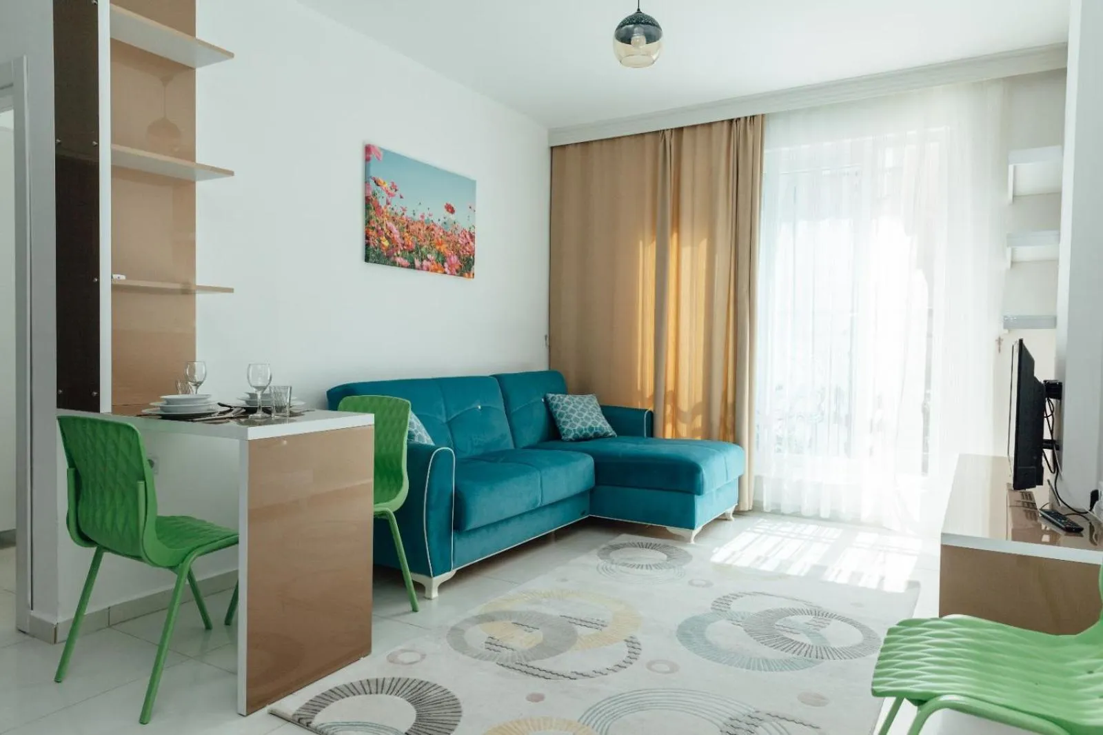 Living room in Sare Suites Downtown