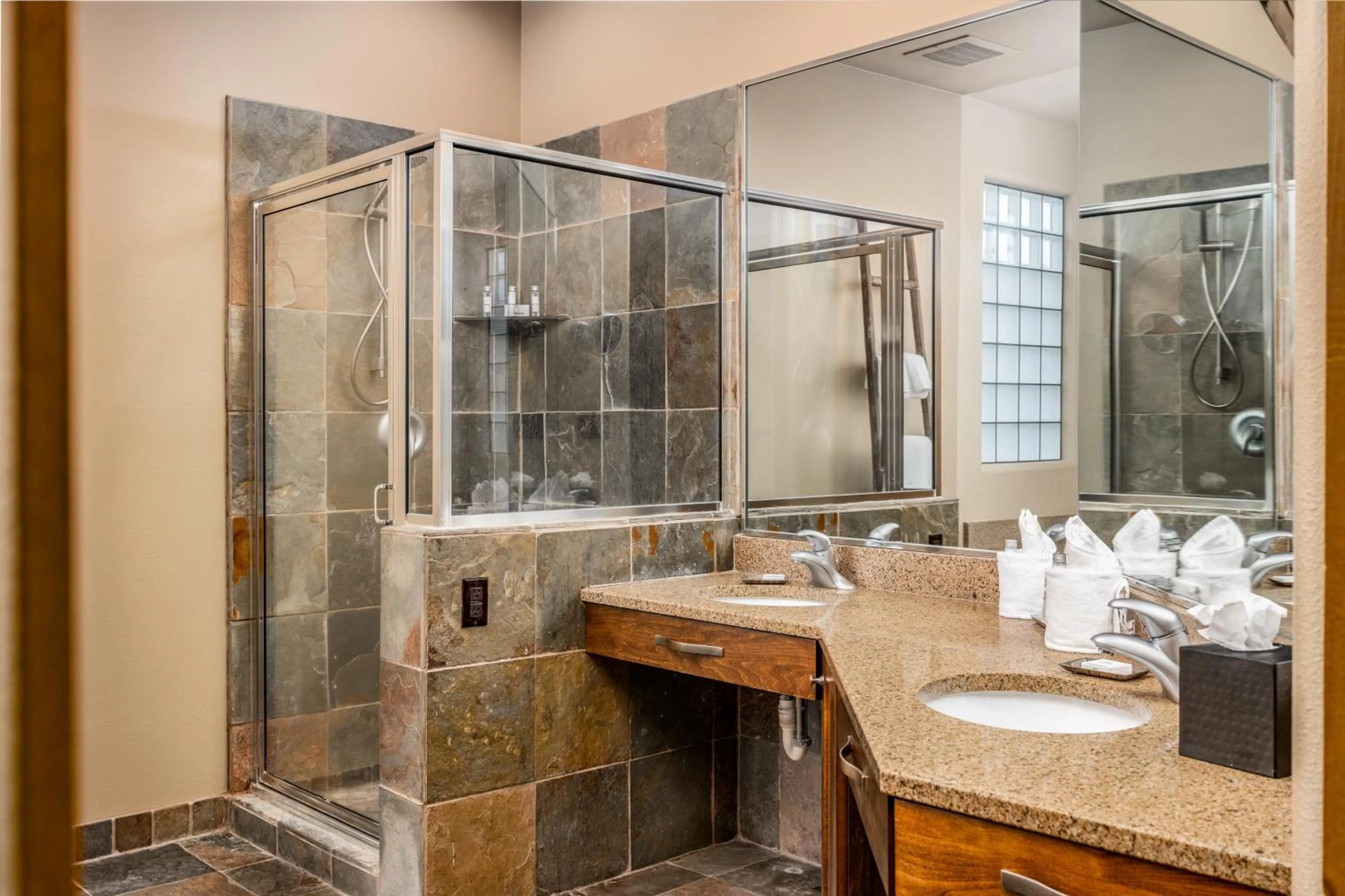 Shower in Red Mountain Resort