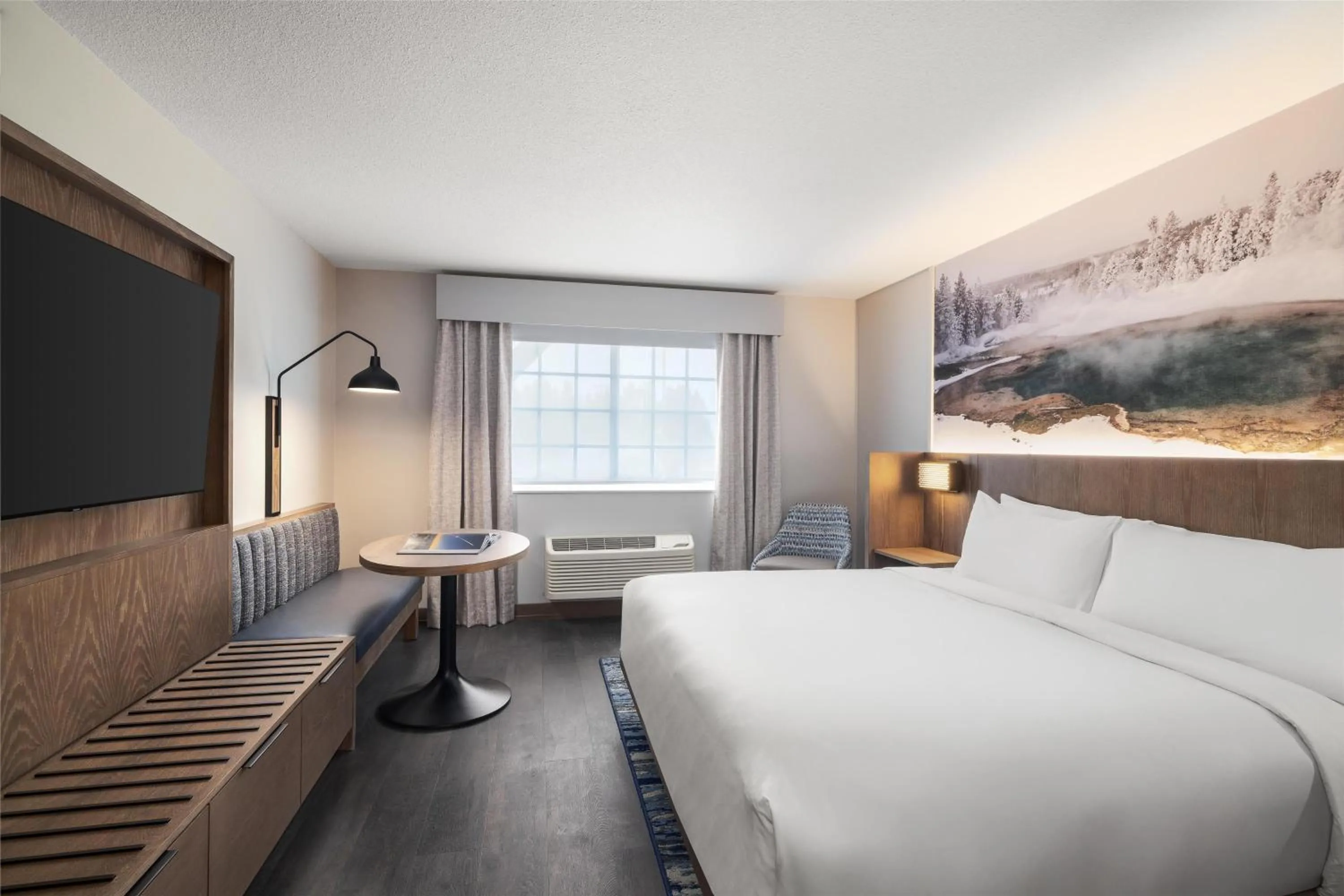 Bed in Starlite Yellowstone, Tapestry Collection by Hilton