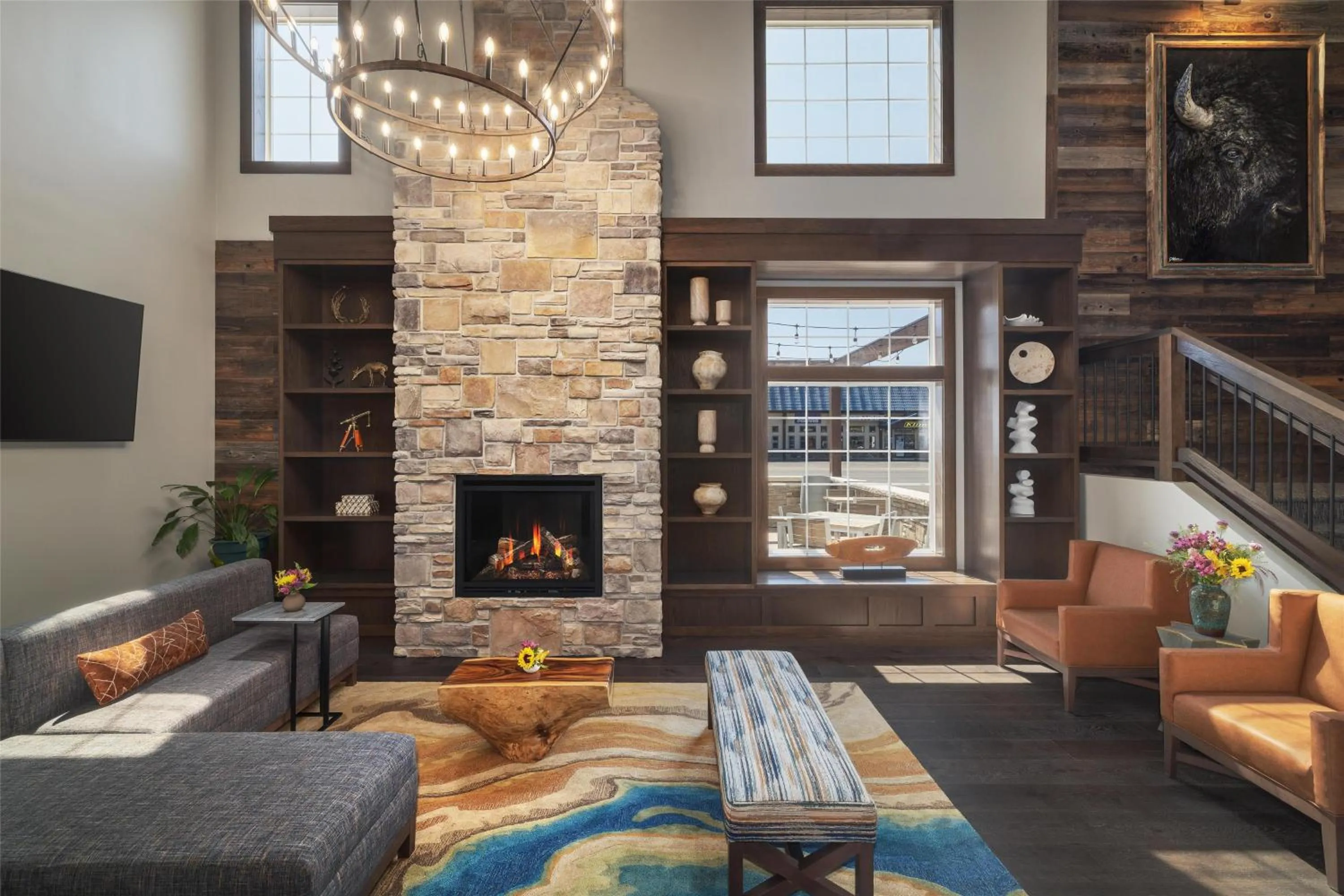 Lobby or reception in Starlite Yellowstone, Tapestry Collection by Hilton