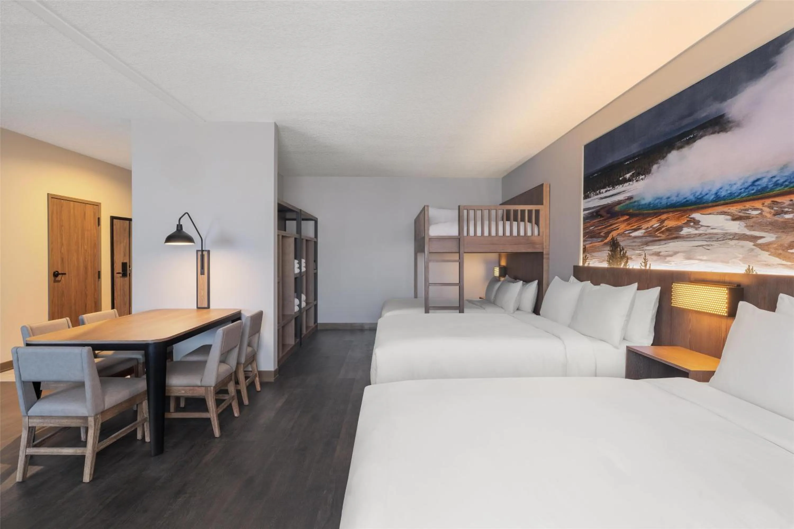 Bed in Starlite Yellowstone, Tapestry Collection by Hilton