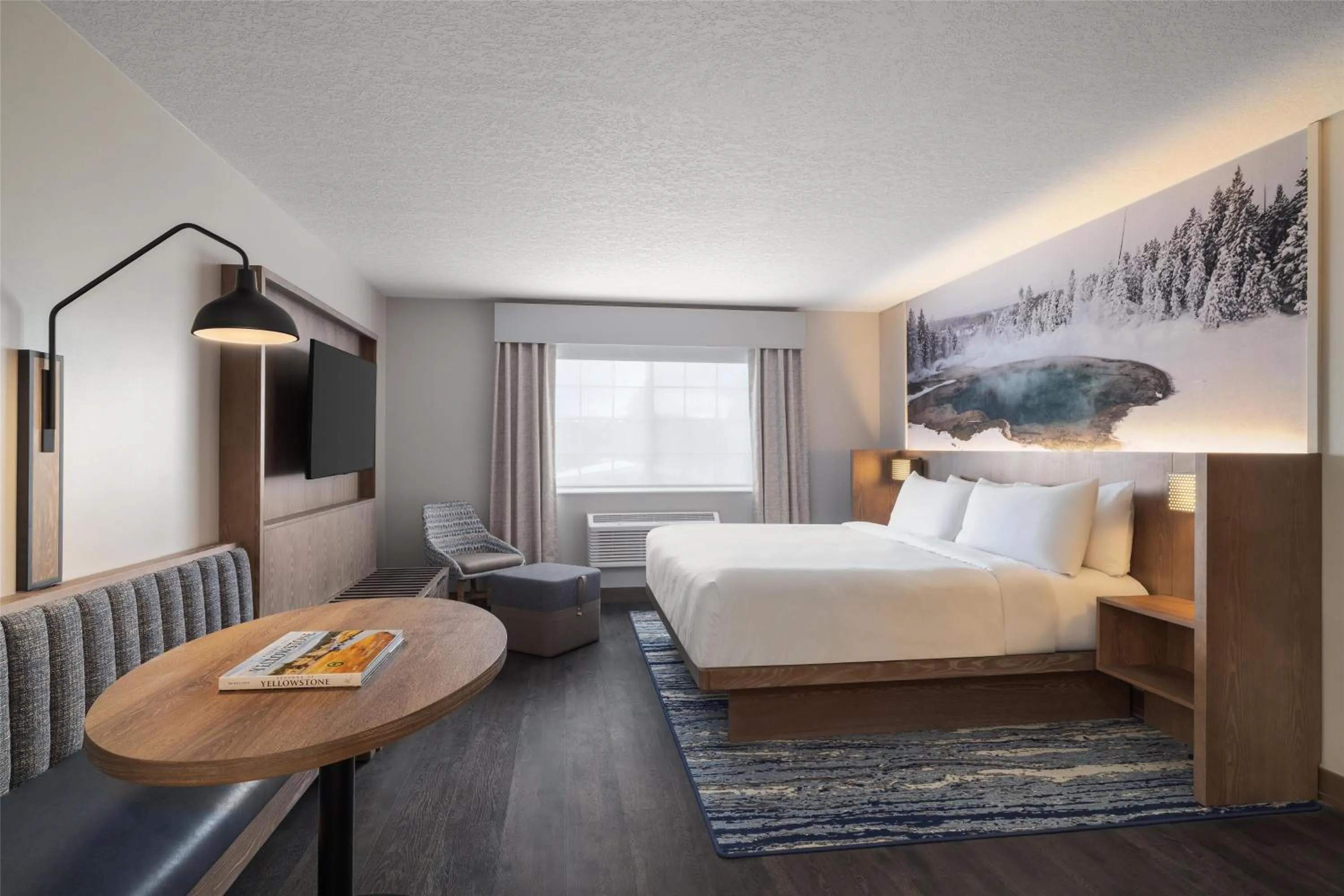 Bed in Starlite Yellowstone, Tapestry Collection by Hilton