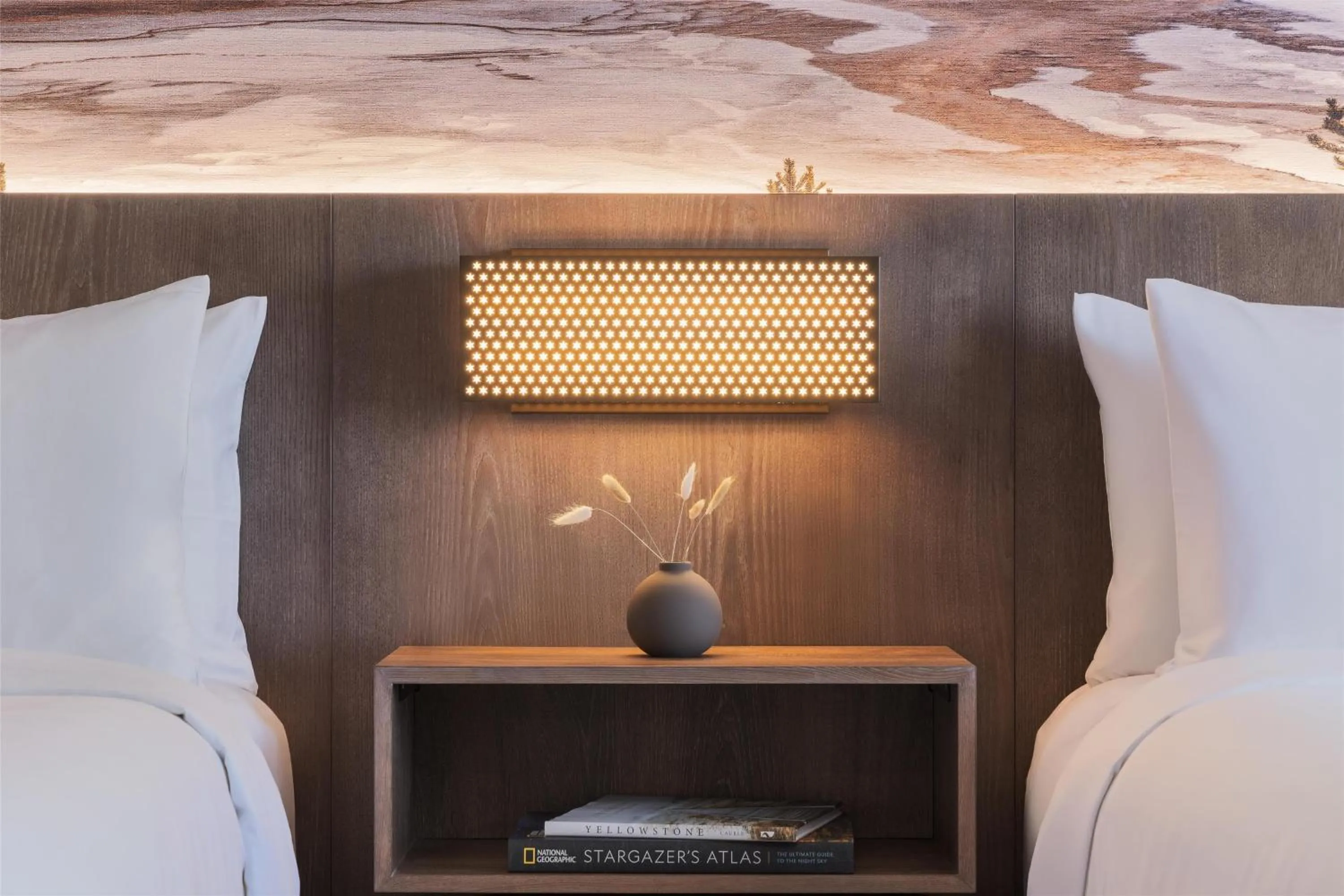 Bed in Starlite Yellowstone, Tapestry Collection by Hilton