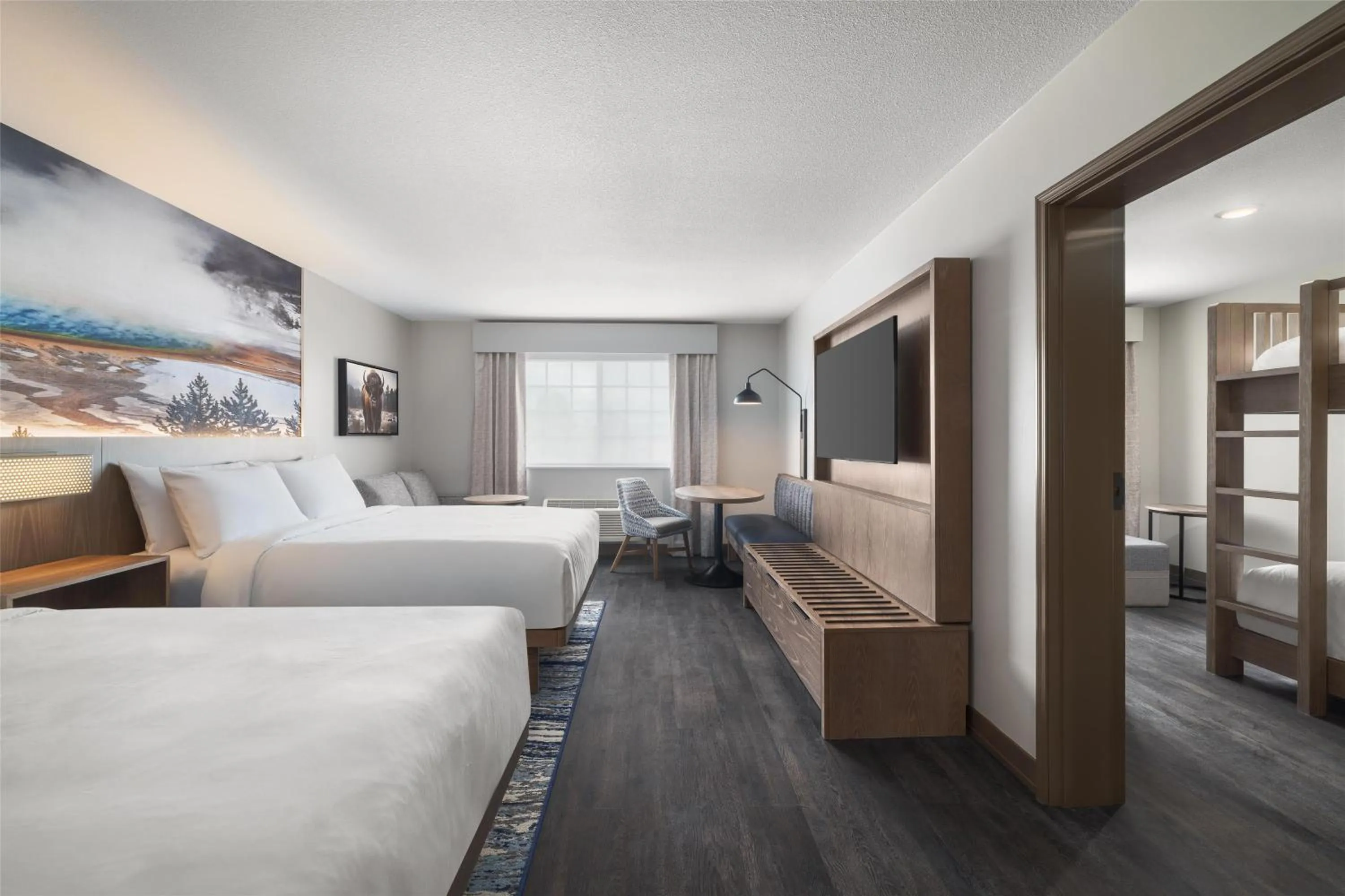 Bed in Starlite Yellowstone, Tapestry Collection by Hilton