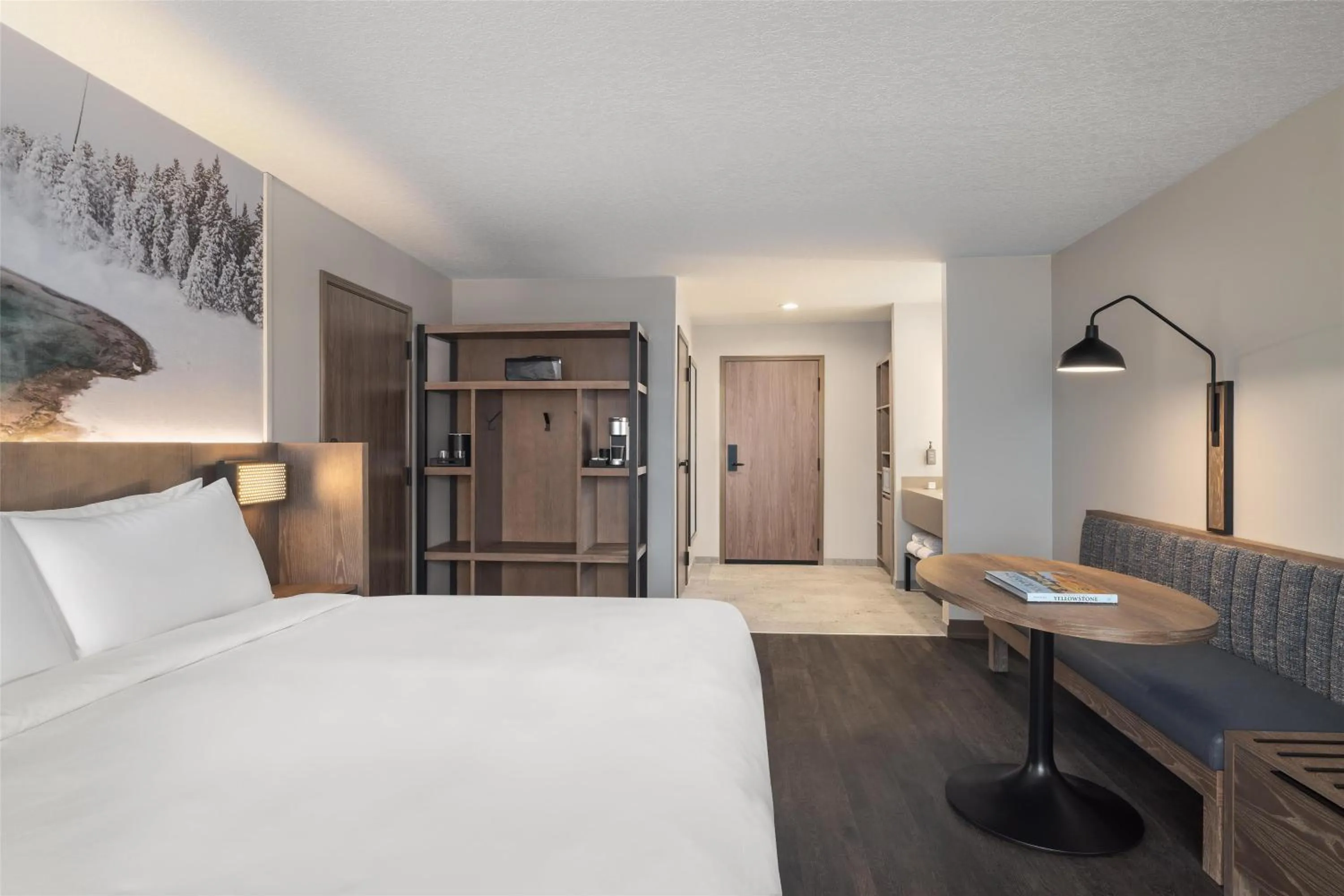 Bed in Starlite Yellowstone, Tapestry Collection by Hilton