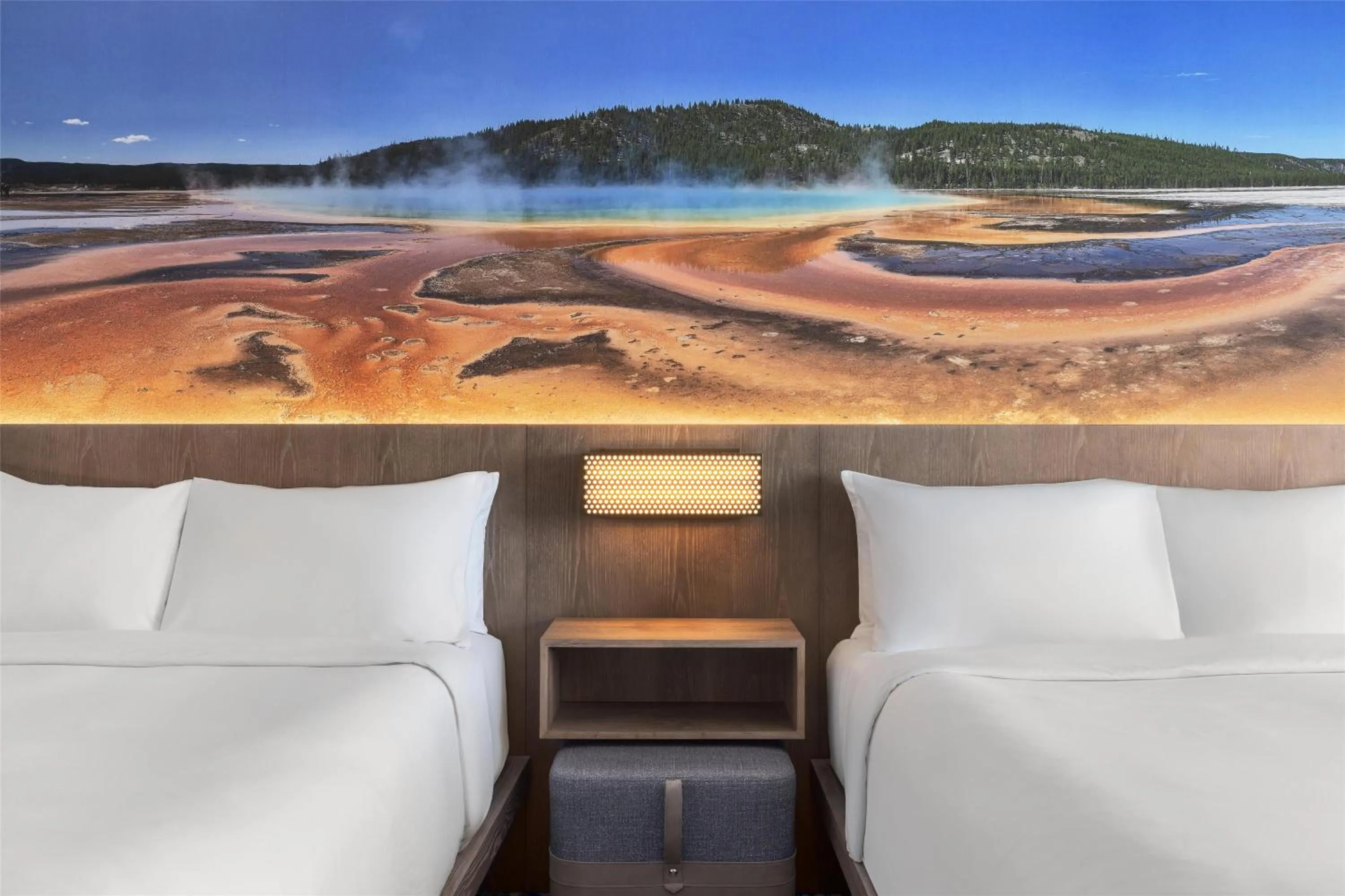 Bed in Starlite Yellowstone, Tapestry Collection by Hilton